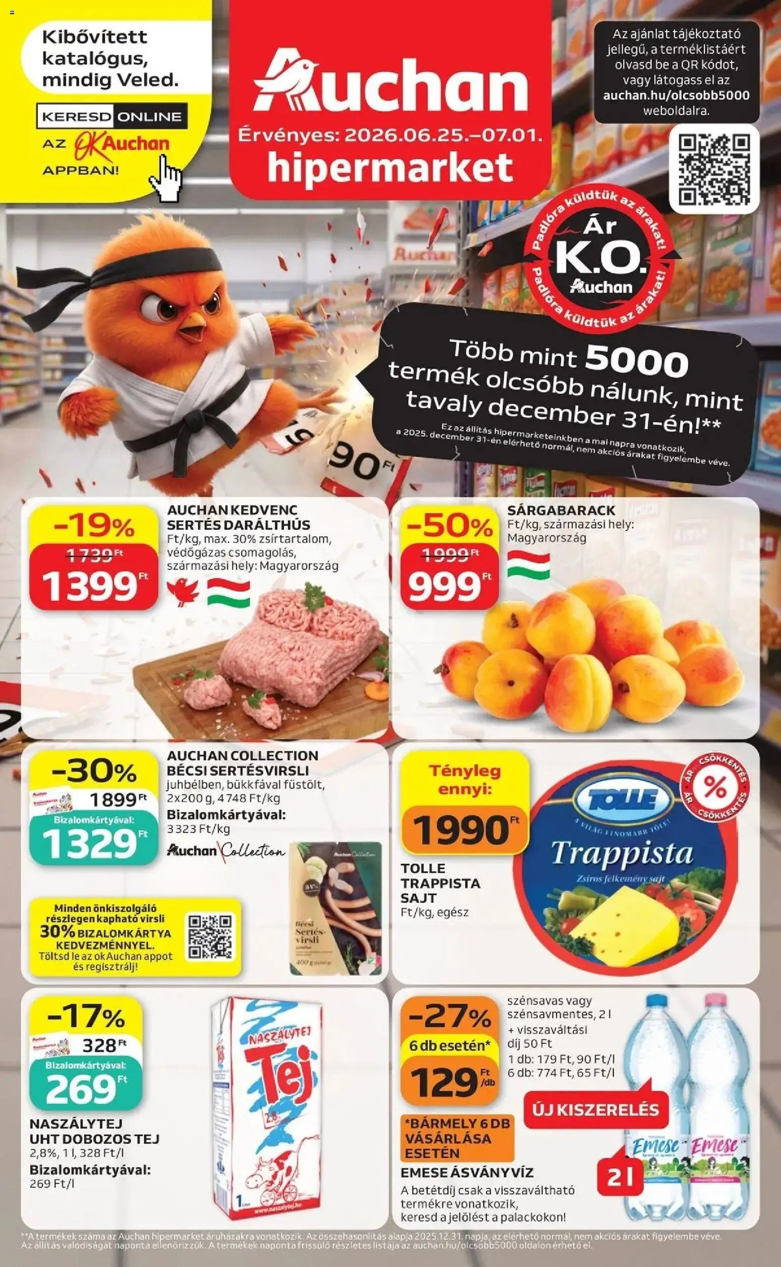 Auchan újság 2026.06.25. Auchan akciós újság Székesfehérvár
