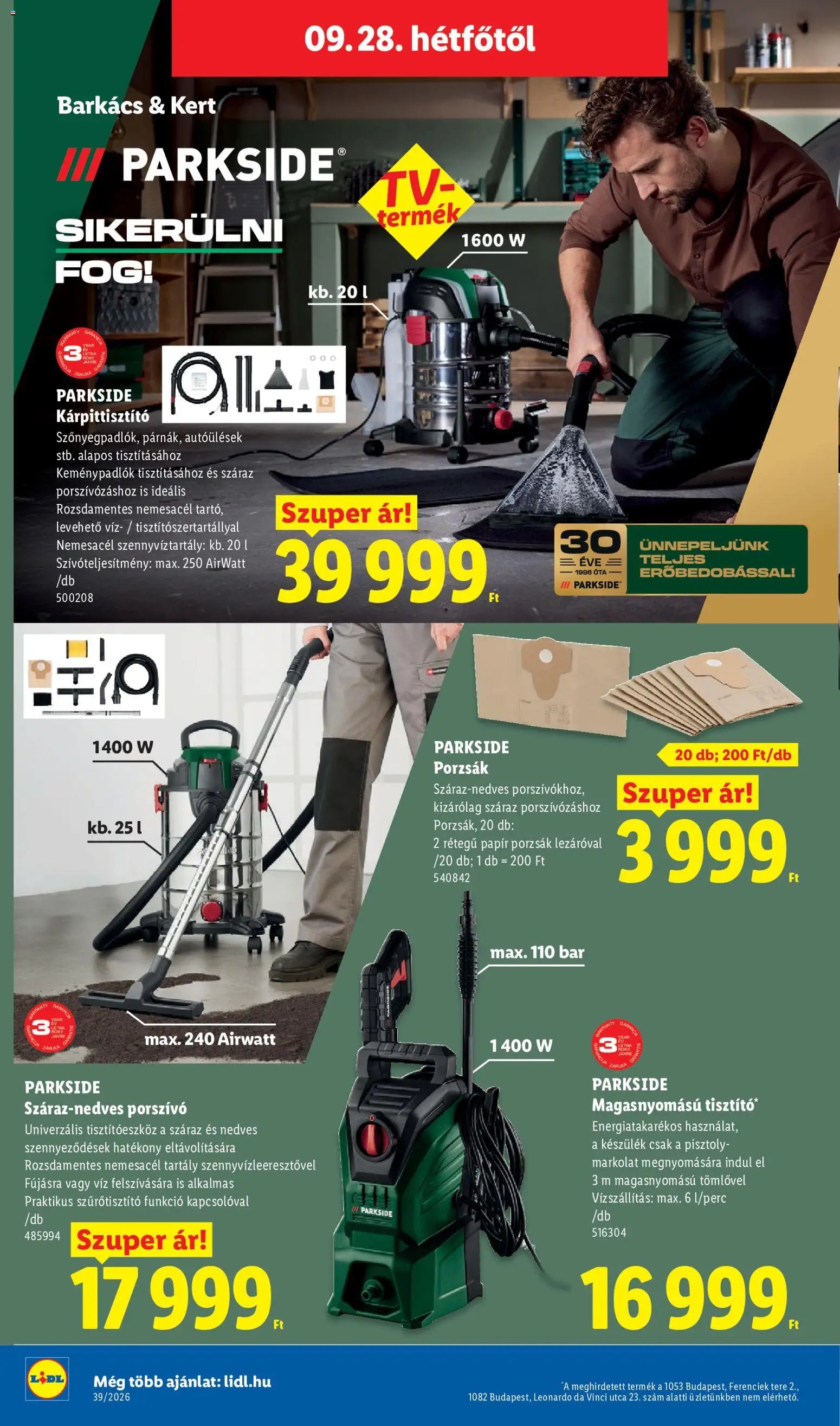 Lidl újság 2026.09.24. Lidl Nonfood kínálatunk