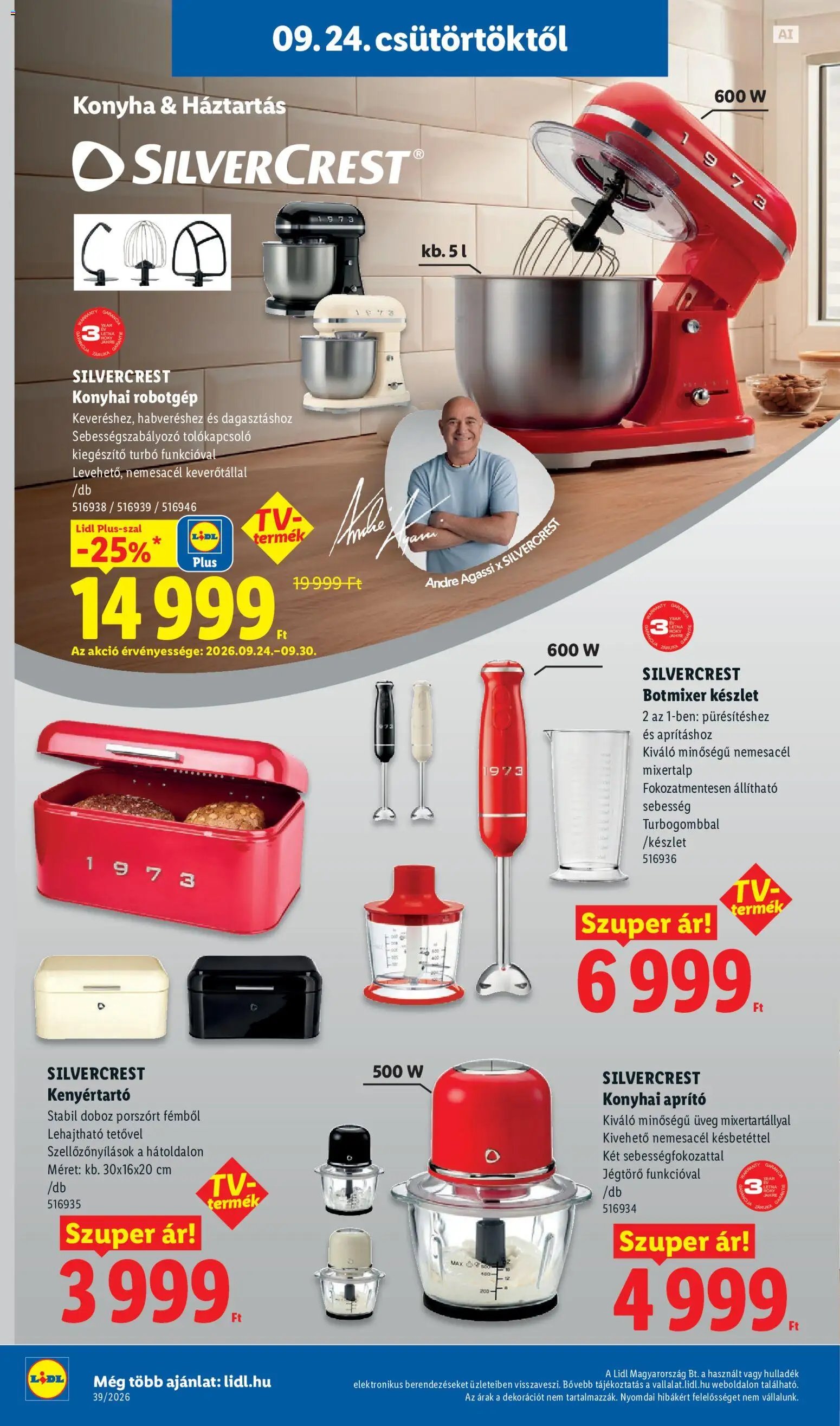 Lidl újság 2026.09.24. Lidl Nonfood kínálatunk