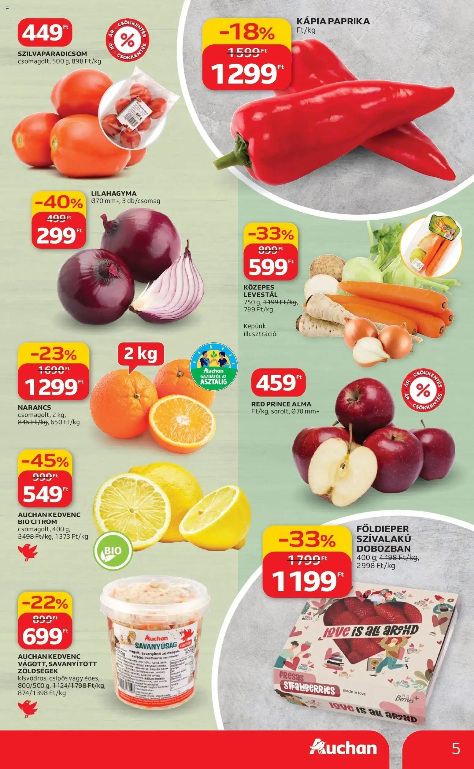 Auchan újság 2026.02.05. Szolnok Akciós újság Auchan (2026-02-05 - 2026-02-11)