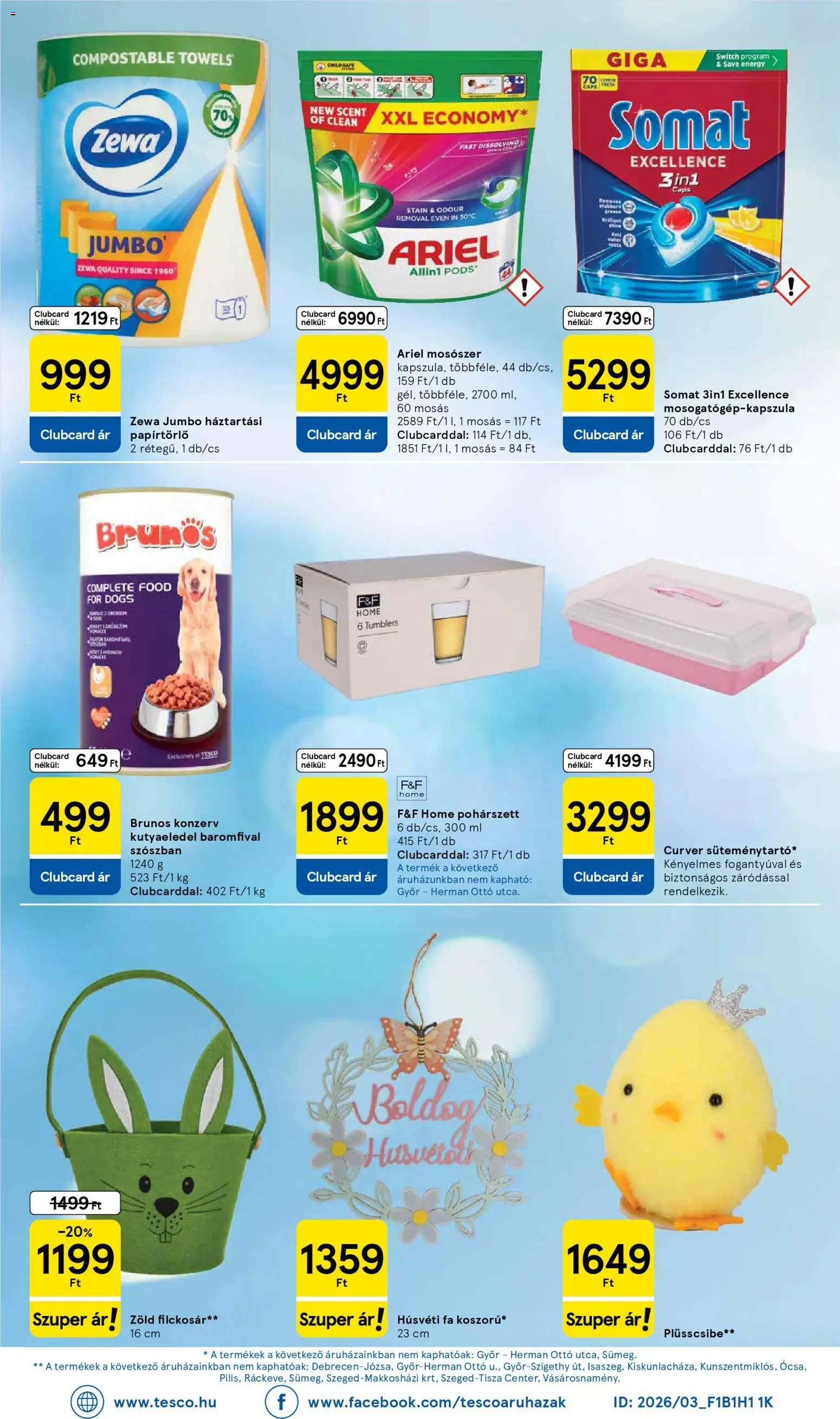 Tesco újság 2026.03.19. Tesco Szupermarket akciós újság (2026-03-19 - 2026-03-25)