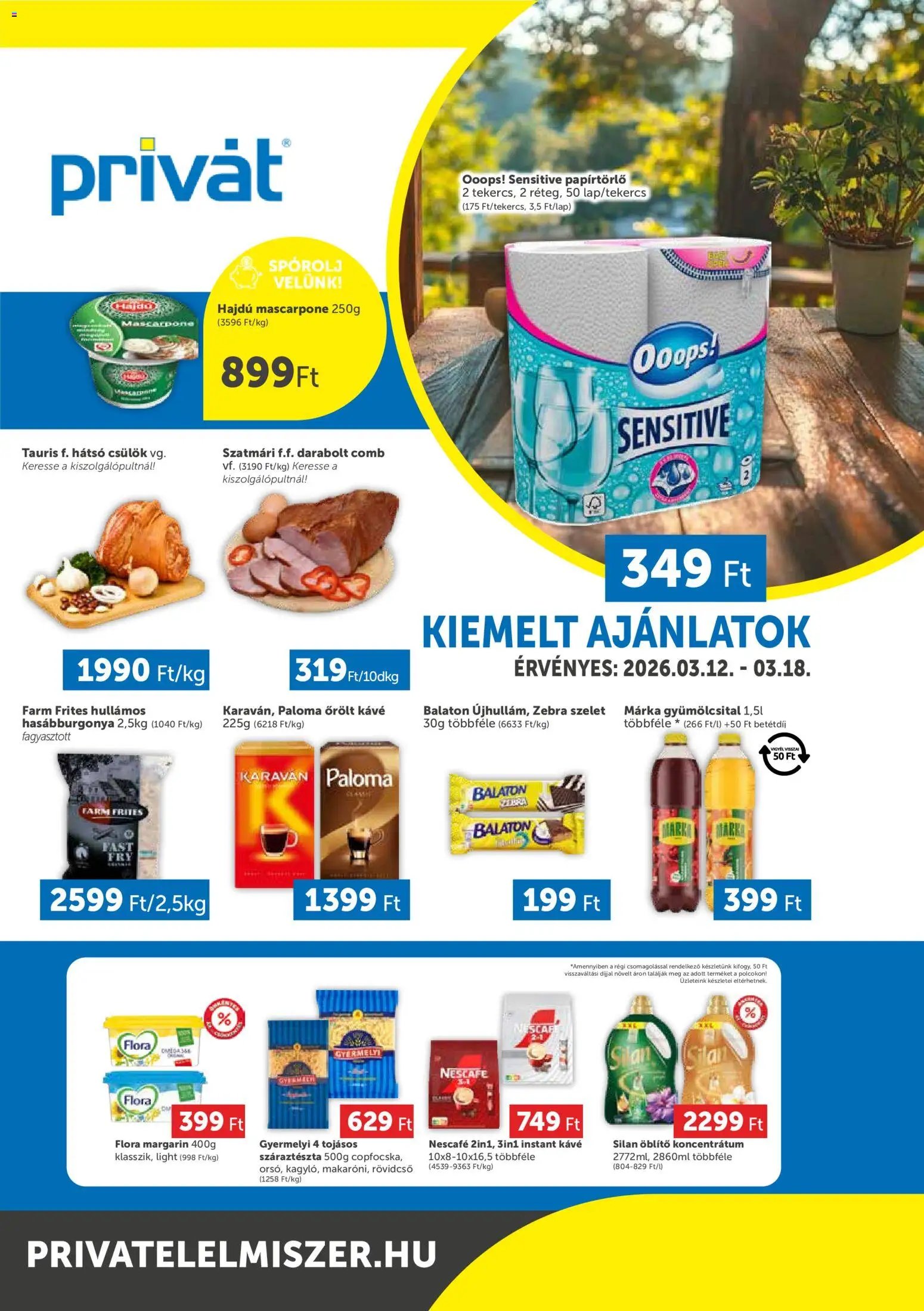 PRIVÁT újság 2026.03.12. PRIVÁT Déli vármegyék (2026-03-12 - 2026-03-18)