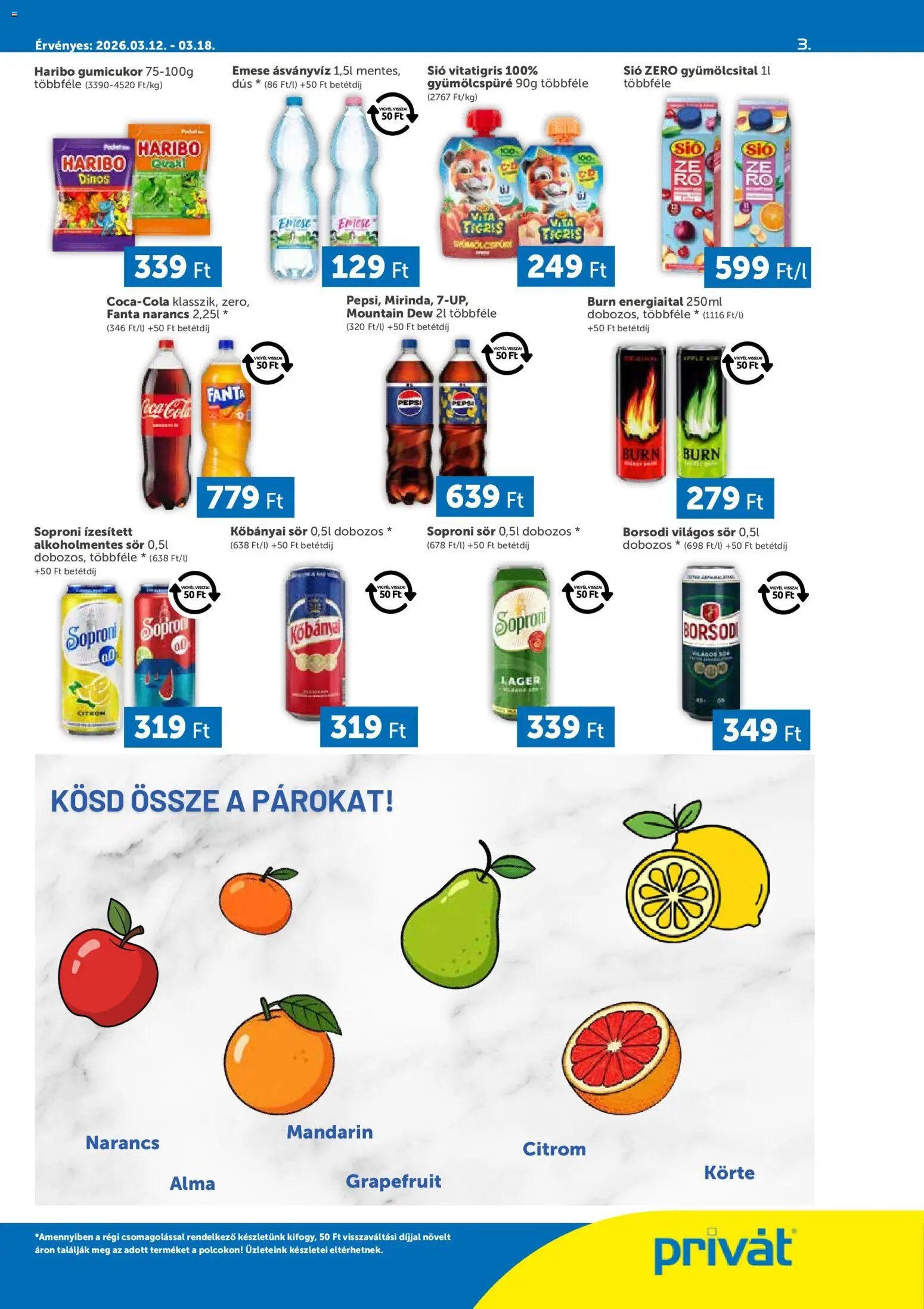 PRIVÁT újság 2026.03.12. PRIVÁT Déli vármegyék (2026-03-12 - 2026-03-18)