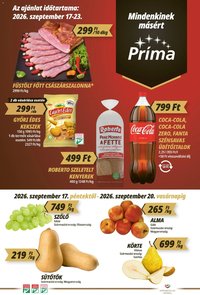 CBA Príma újság 2026.09.17. CBA Príma akciós újság
