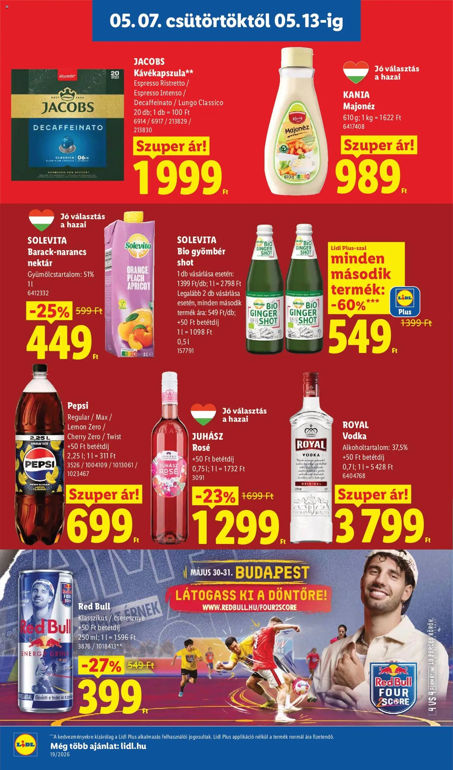 Lidl újság 2026.05.07. Lidl akciós újság (2026-05-07 - 2026-05-13)