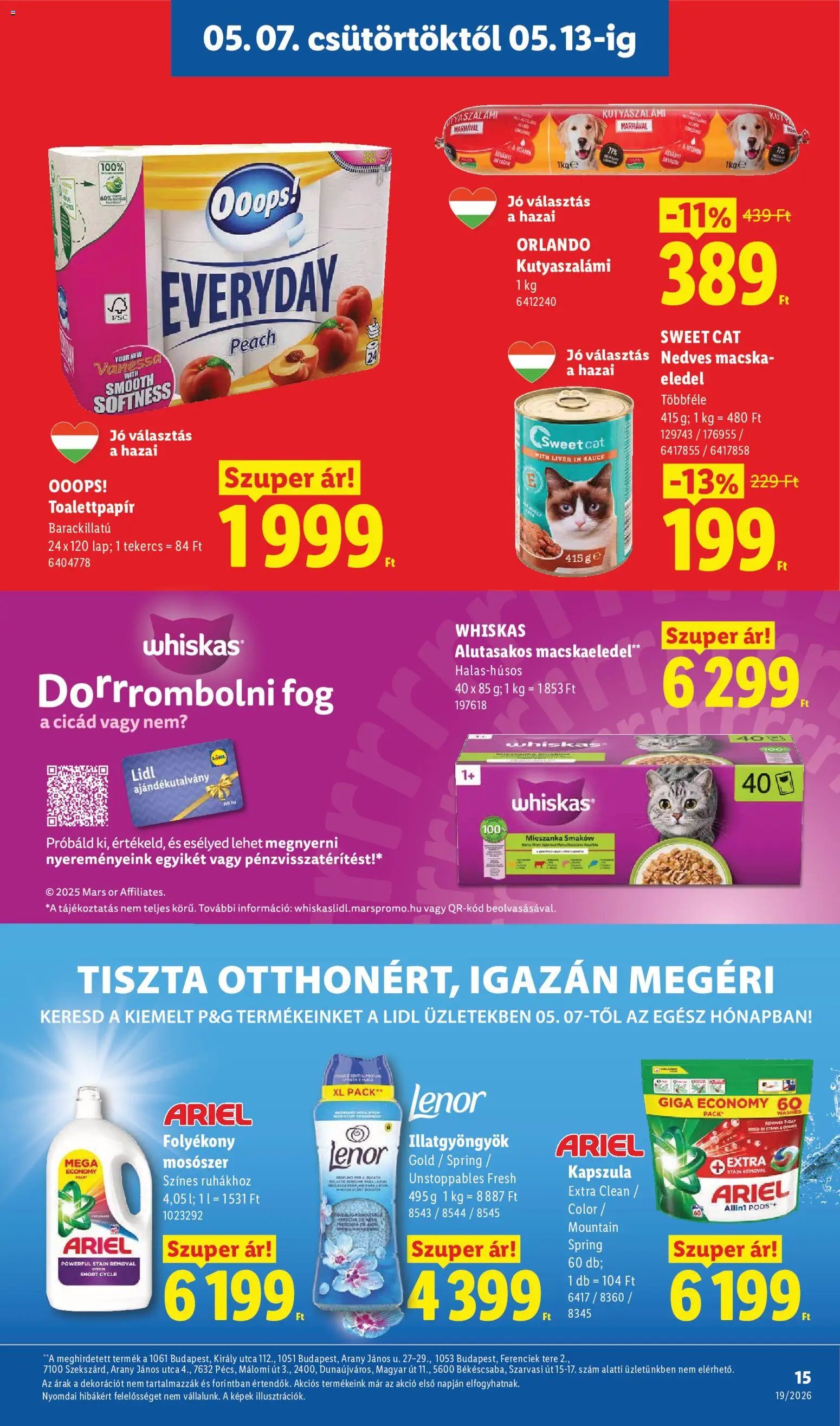 Lidl újság 2026.05.07. Lidl akciós újság (2026-05-07 - 2026-05-13)