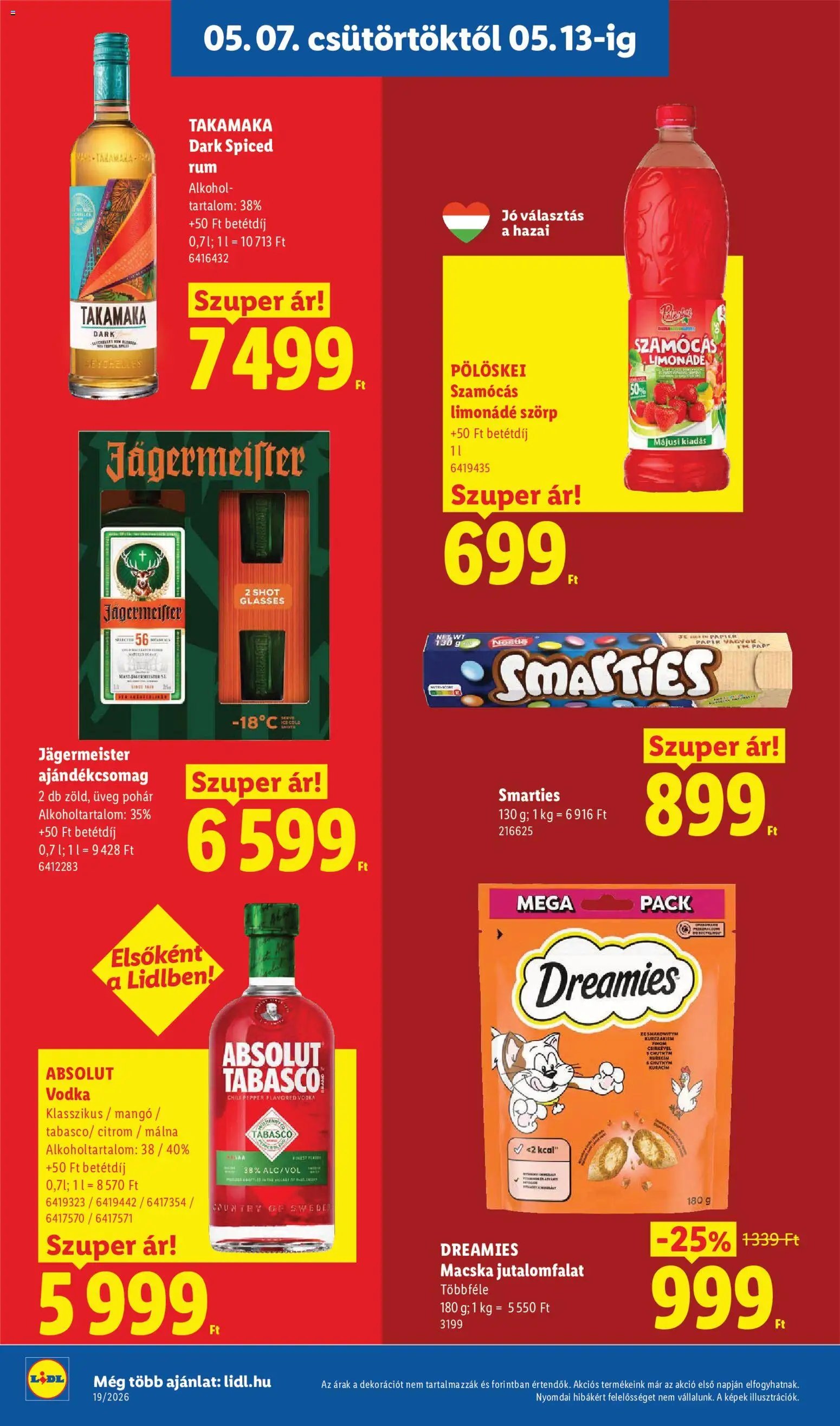 Lidl újság 2026.05.07. Lidl akciós újság (2026-05-07 - 2026-05-13)