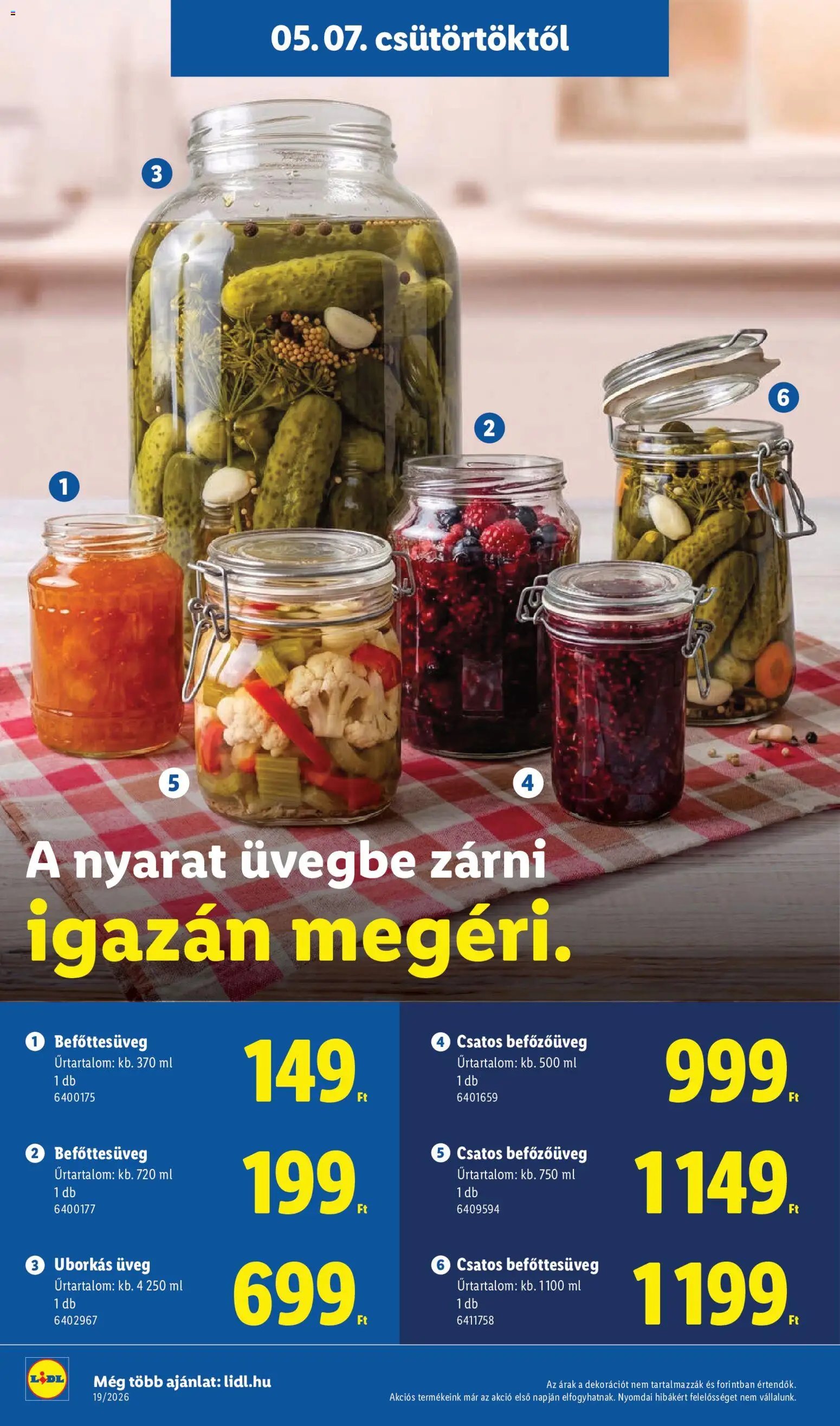 Lidl újság 2026.05.07. Lidl akciós újság (2026-05-07 - 2026-05-13)