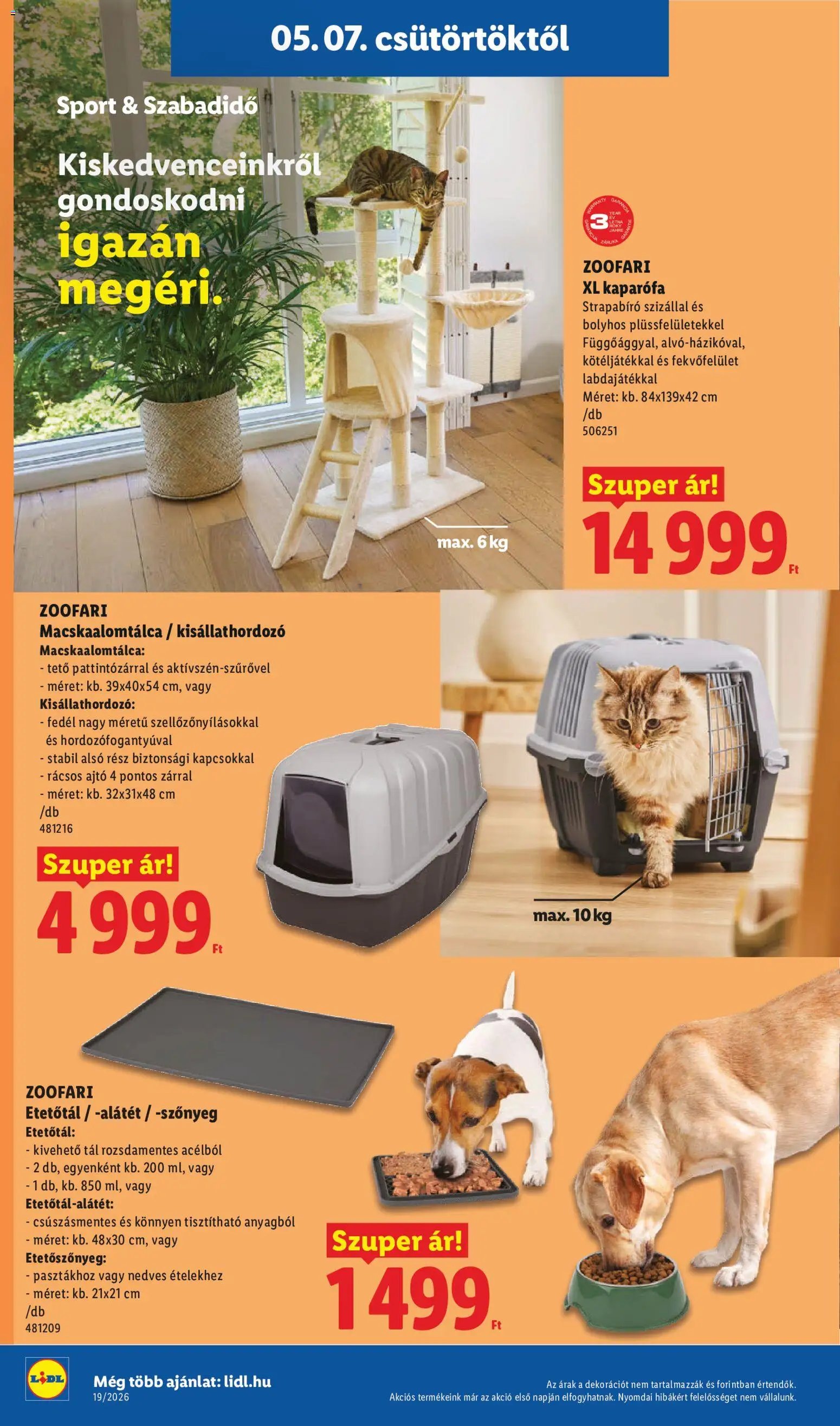 Lidl újság 2026.05.07. Lidl akciós újság (2026-05-07 - 2026-05-13)
