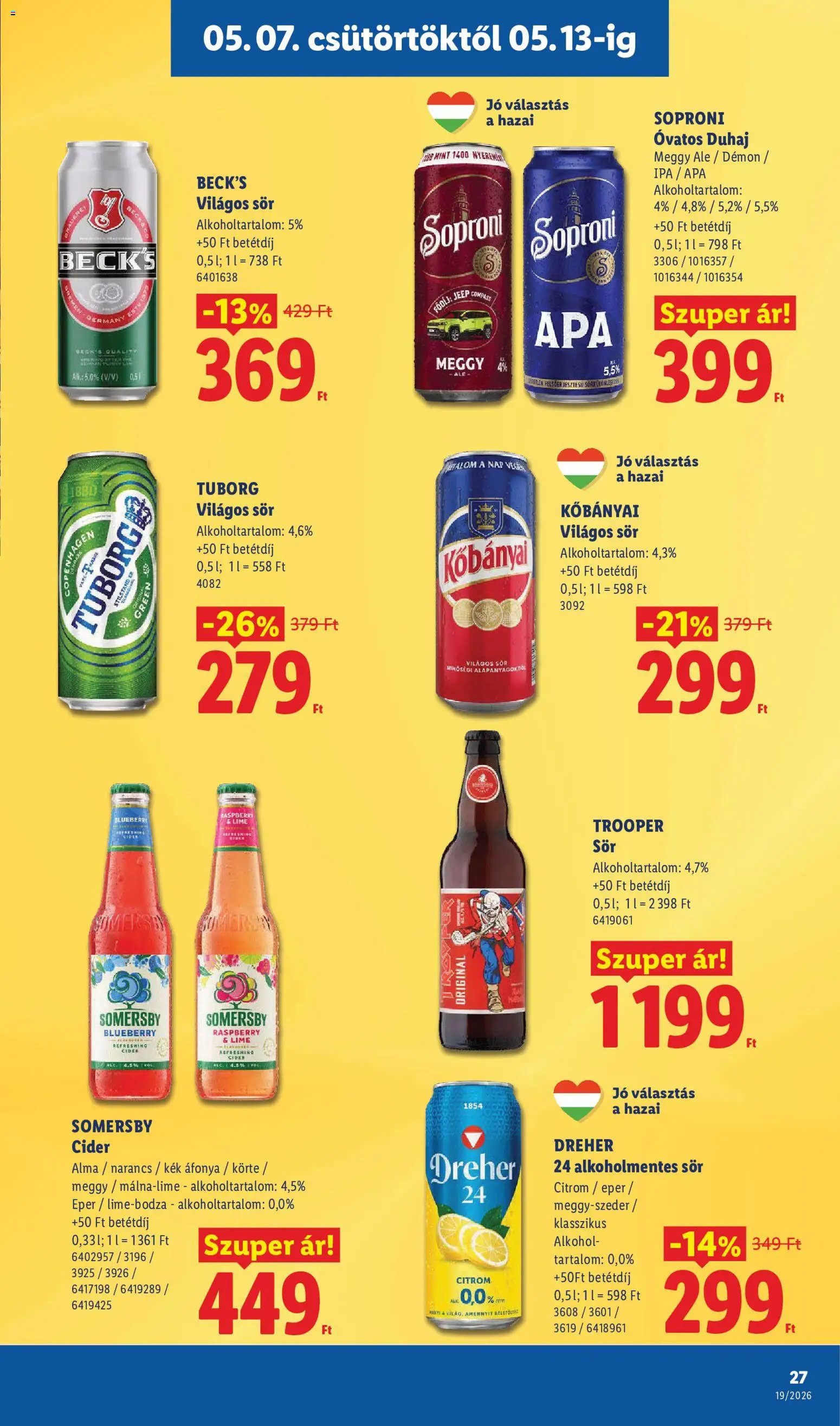 Lidl újság 2026.05.07. Lidl akciós újság (2026-05-07 - 2026-05-13)