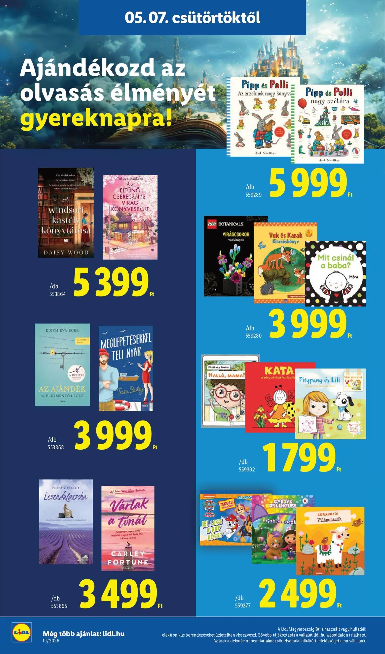 Lidl újság 2026.05.07. Lidl akciós újság (2026-05-07 - 2026-05-13)