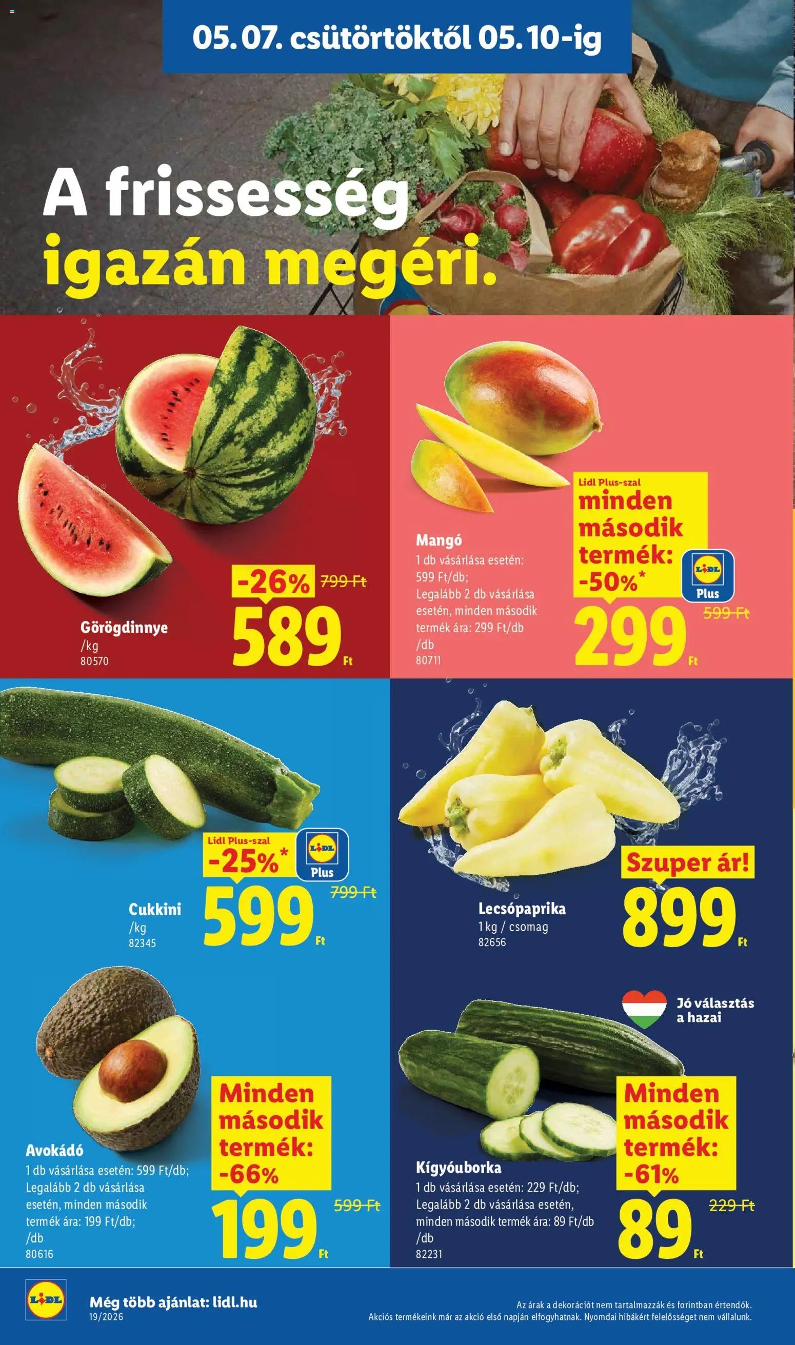 Lidl újság 2026.05.07. Lidl akciós újság (2026-05-07 - 2026-05-13)