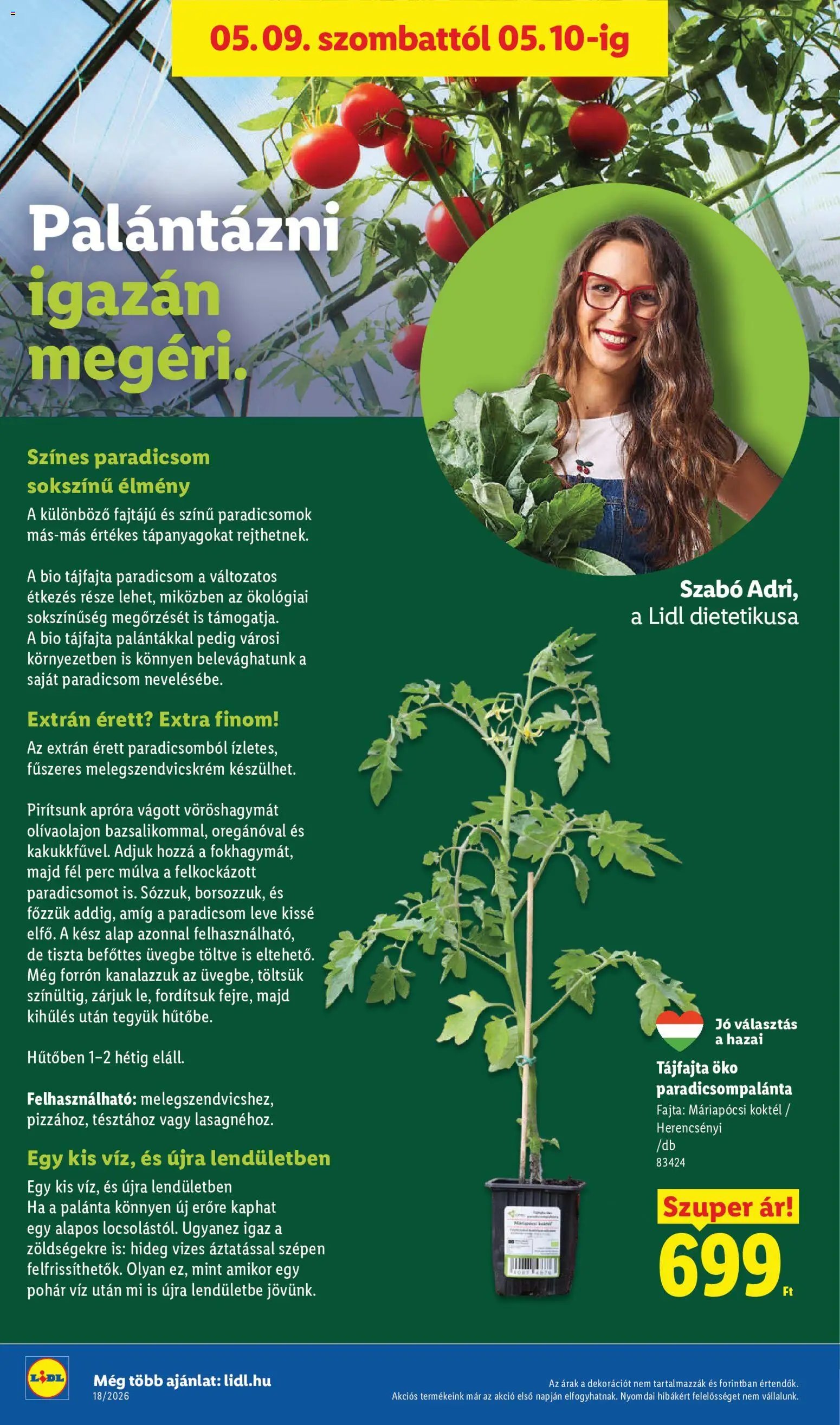 Lidl újság 2026.05.07. Lidl akciós újság (2026-05-07 - 2026-05-13)