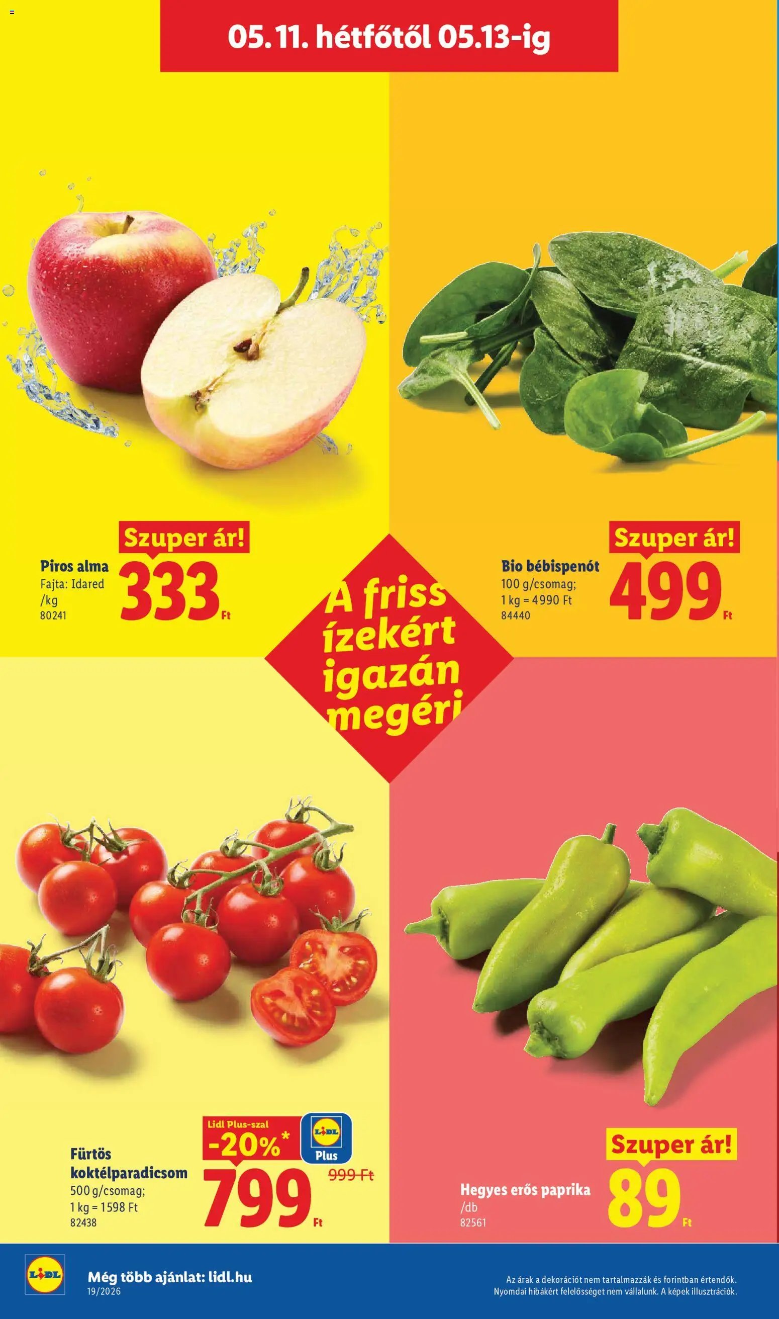 Lidl újság 2026.05.07. Lidl akciós újság (2026-05-07 - 2026-05-13)