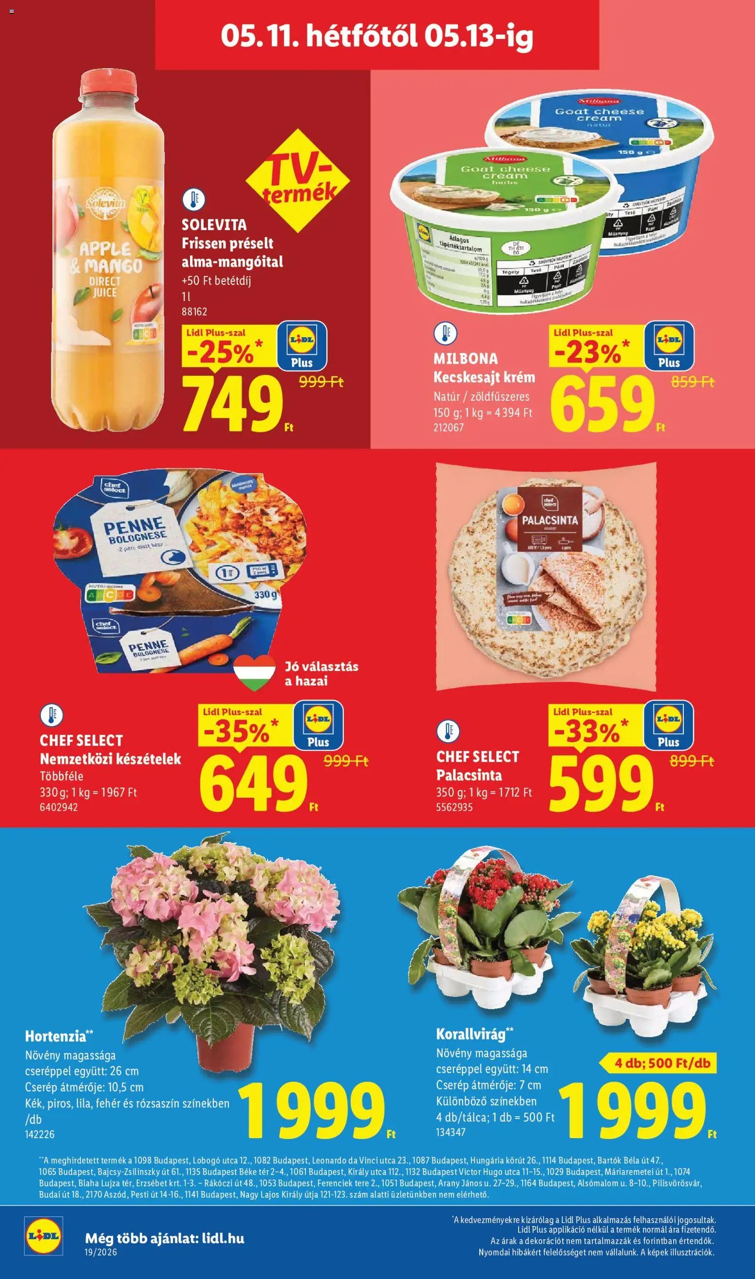 Lidl újság 2026.05.07. Lidl akciós újság (2026-05-07 - 2026-05-13)