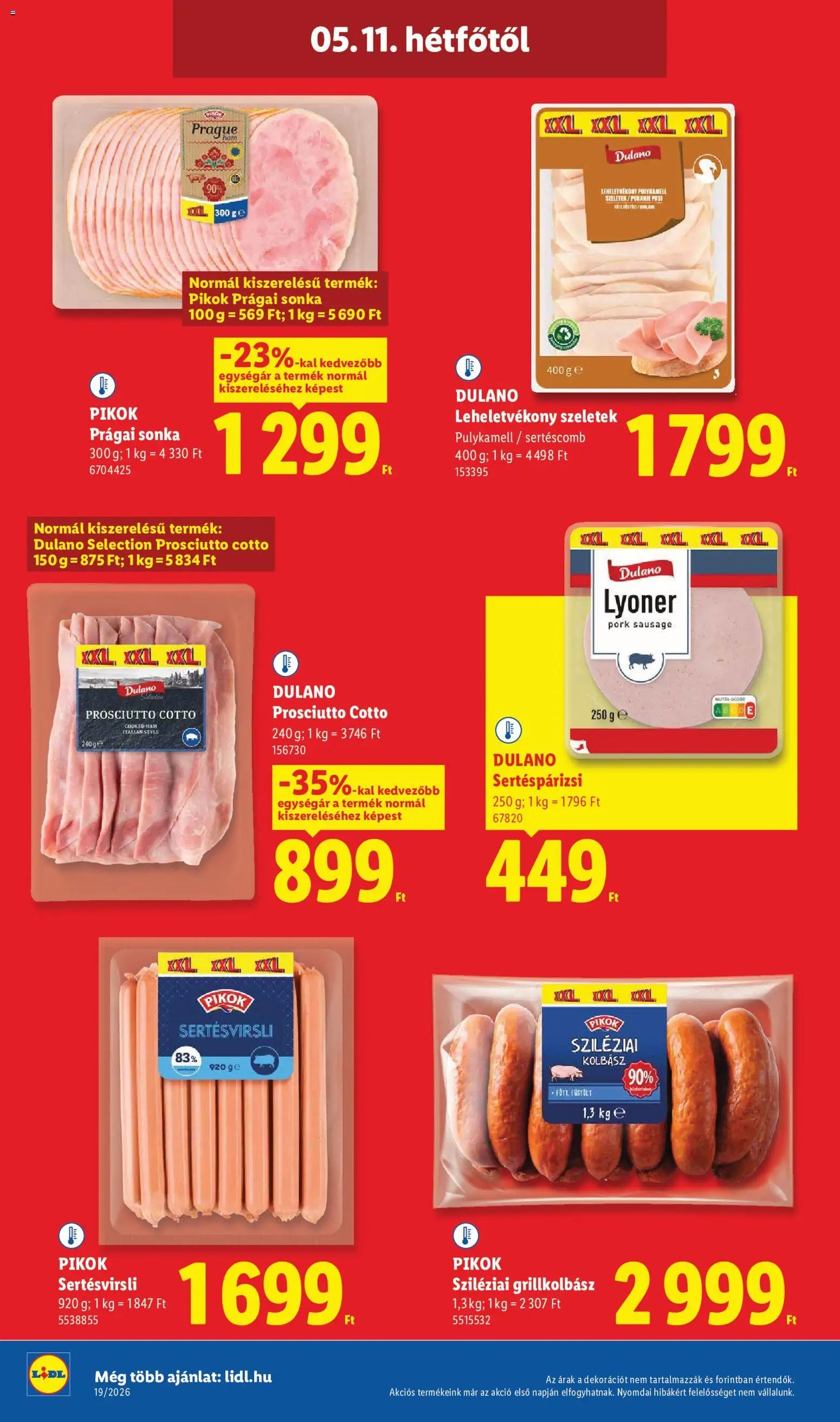 Lidl újság 2026.05.07. Lidl akciós újság (2026-05-07 - 2026-05-13)