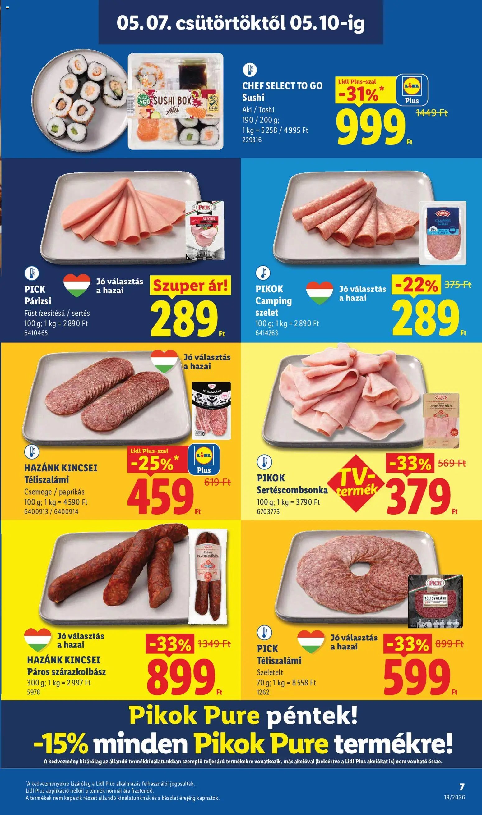 Lidl újság 2026.05.07. Lidl akciós újság (2026-05-07 - 2026-05-13)