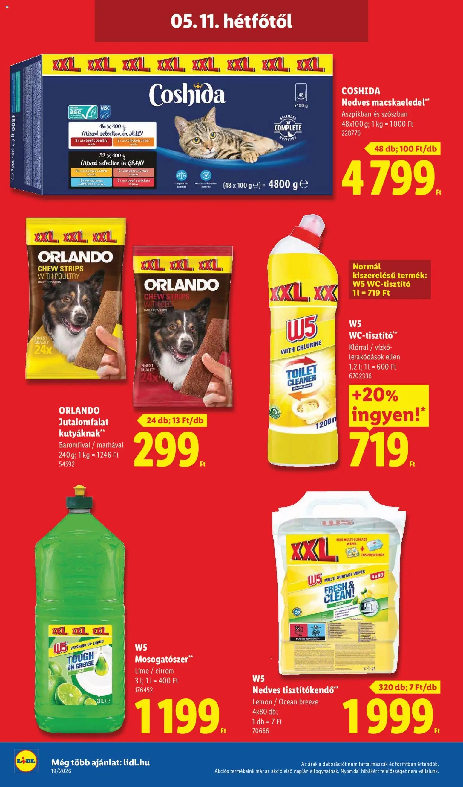 Lidl újság 2026.05.07. Lidl akciós újság (2026-05-07 - 2026-05-13)