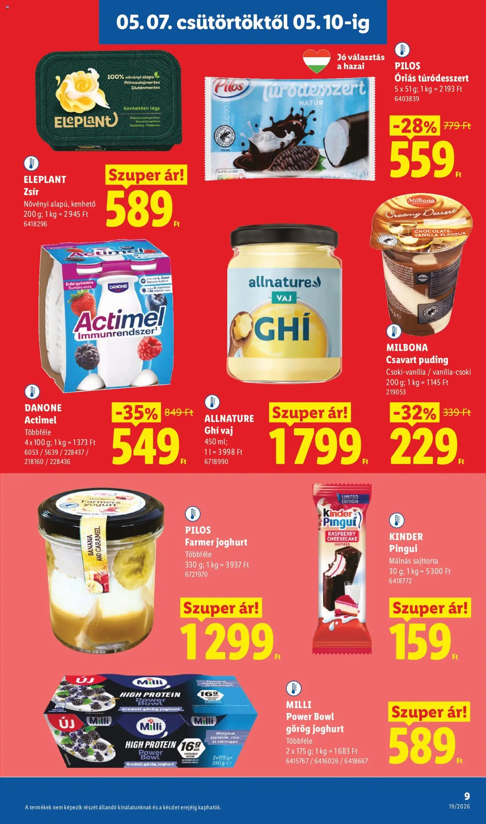 Lidl újság 2026.05.07. Lidl akciós újság (2026-05-07 - 2026-05-13)