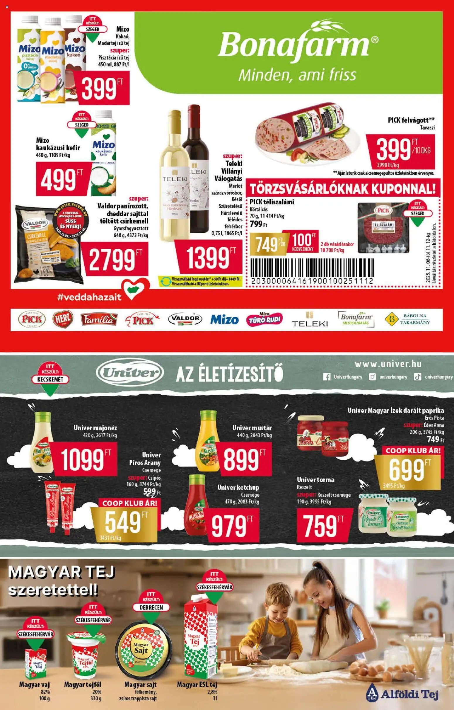 COOP újság 2025.11.06. Alföld Pro-Coop Zrt. - Abc szuper (2025-11-06 - 2025-11-12)