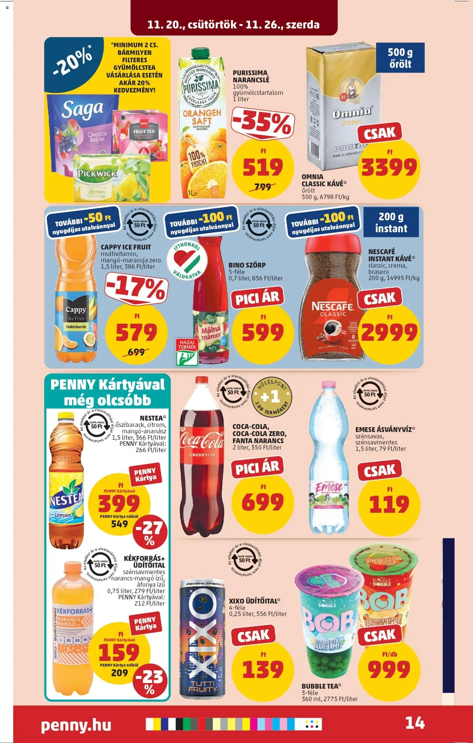 PENNY újság 2025.11.20. Black Friday (2025-11-20 - 2025-11-26)