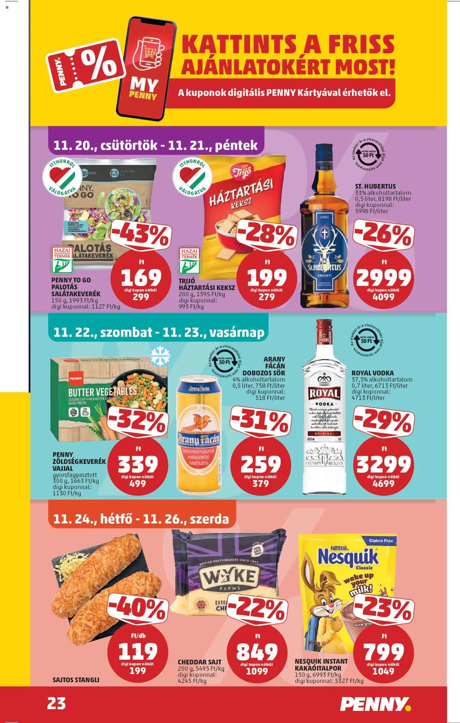 PENNY újság 2025.11.20. Black Friday (2025-11-20 - 2025-11-26)