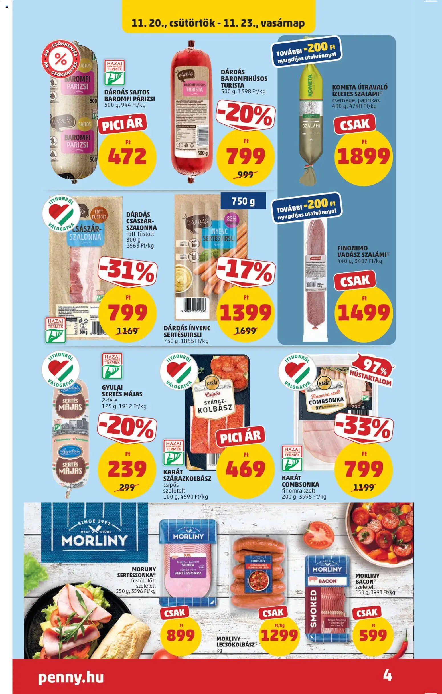 PENNY újság 2025.11.20. Black Friday (2025-11-20 - 2025-11-26)