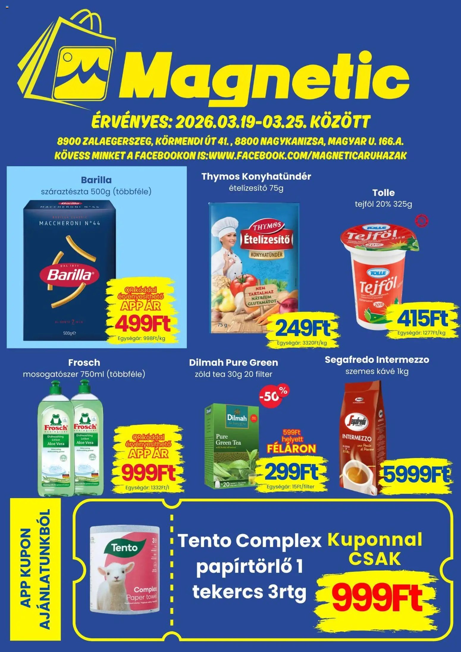 Magnetic újság 2026.03.19. Magnetic akciós újság (2026-03-19 - 2026-03-25)