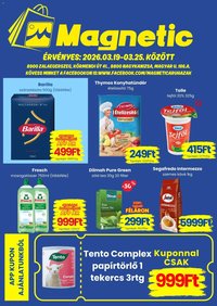 Magnetic újság 2026.03.19. Magnetic akciós újság (2026-03-19 - 2026-03-25)