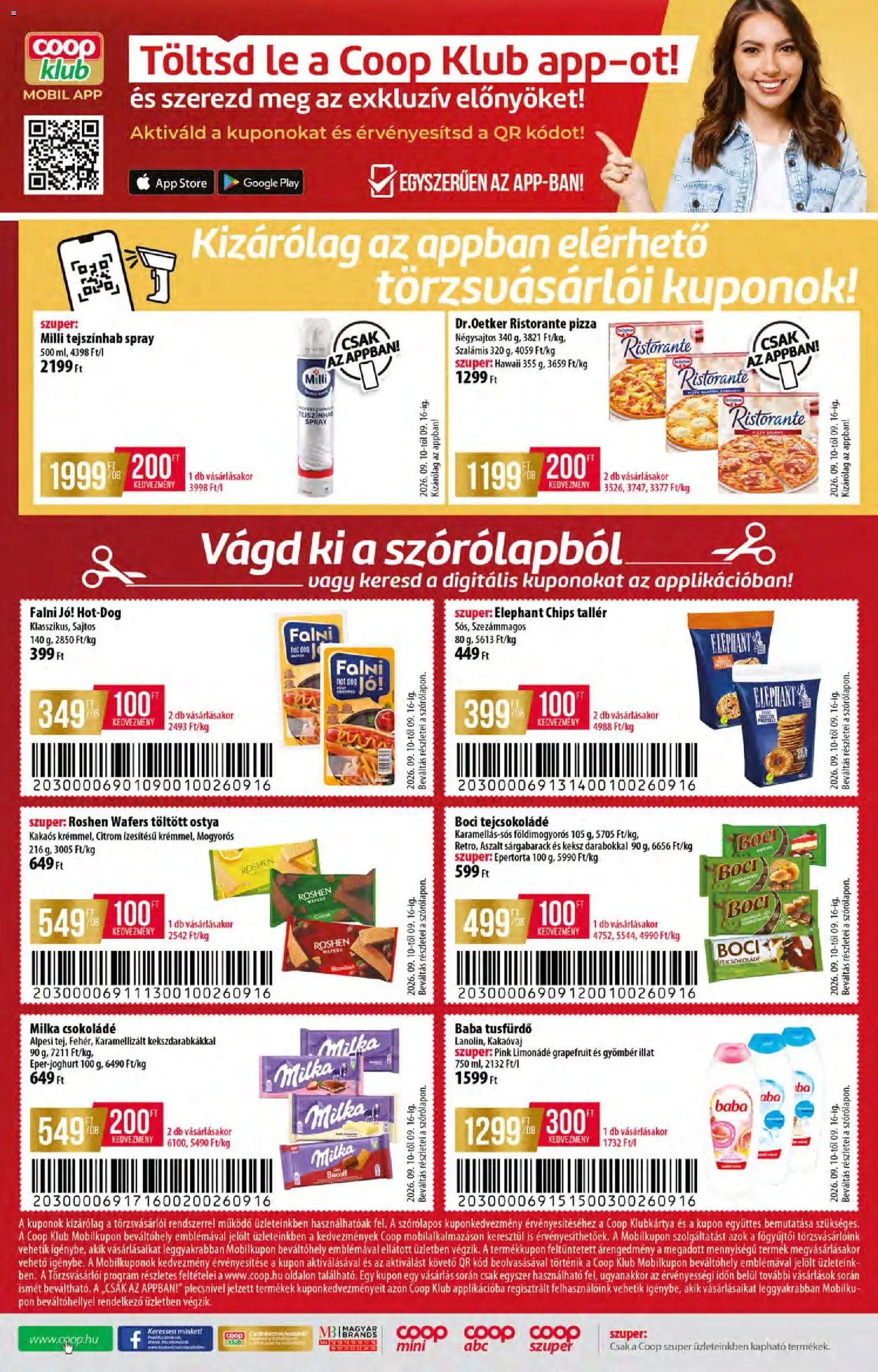 COOP újság 2026.09.10. COOP - Abc & szuper / Alföld Pro-Coop Zrt.