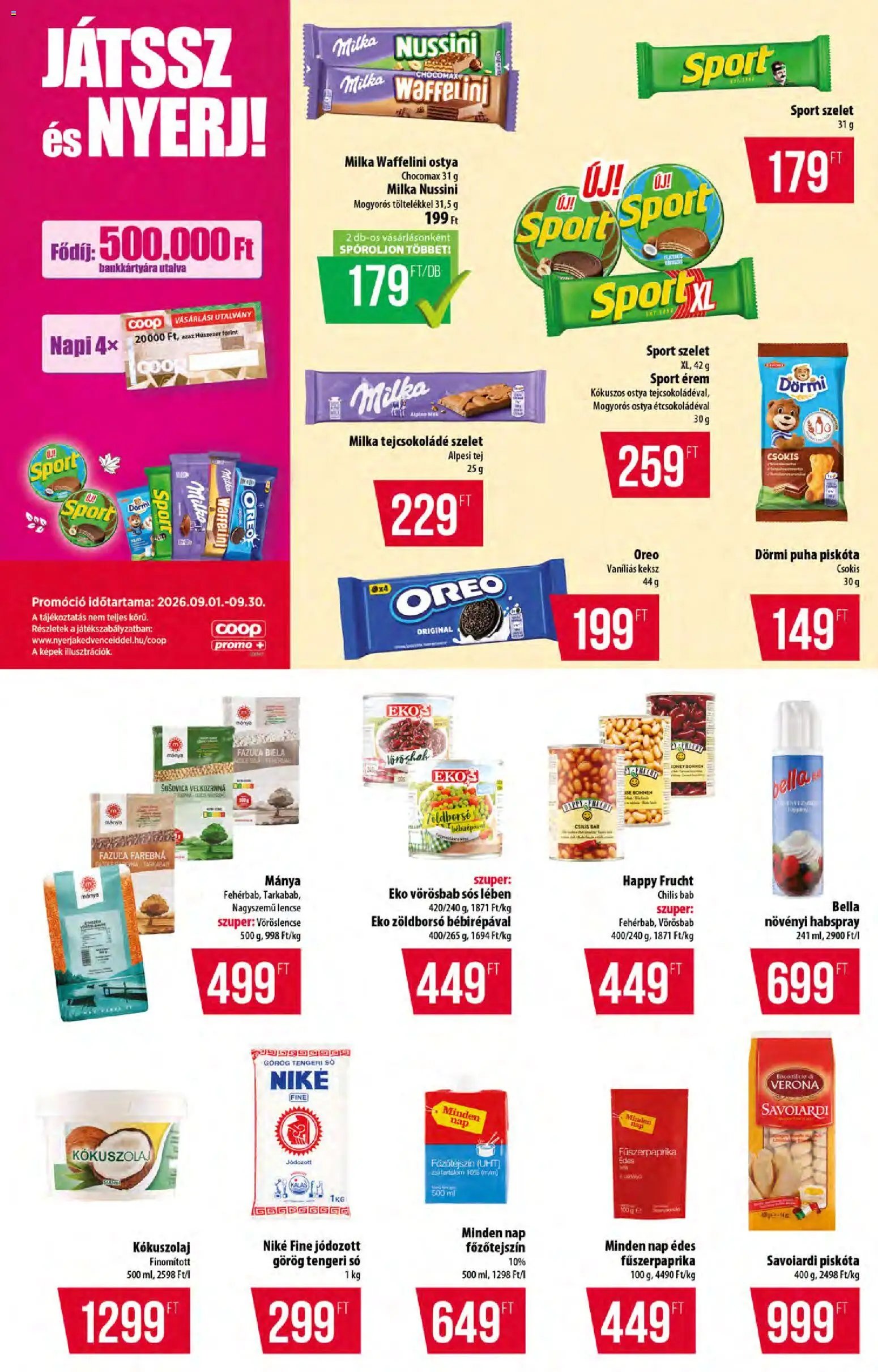 COOP újság 2026.09.10. COOP - Abc & szuper / Alföld Pro-Coop Zrt.
