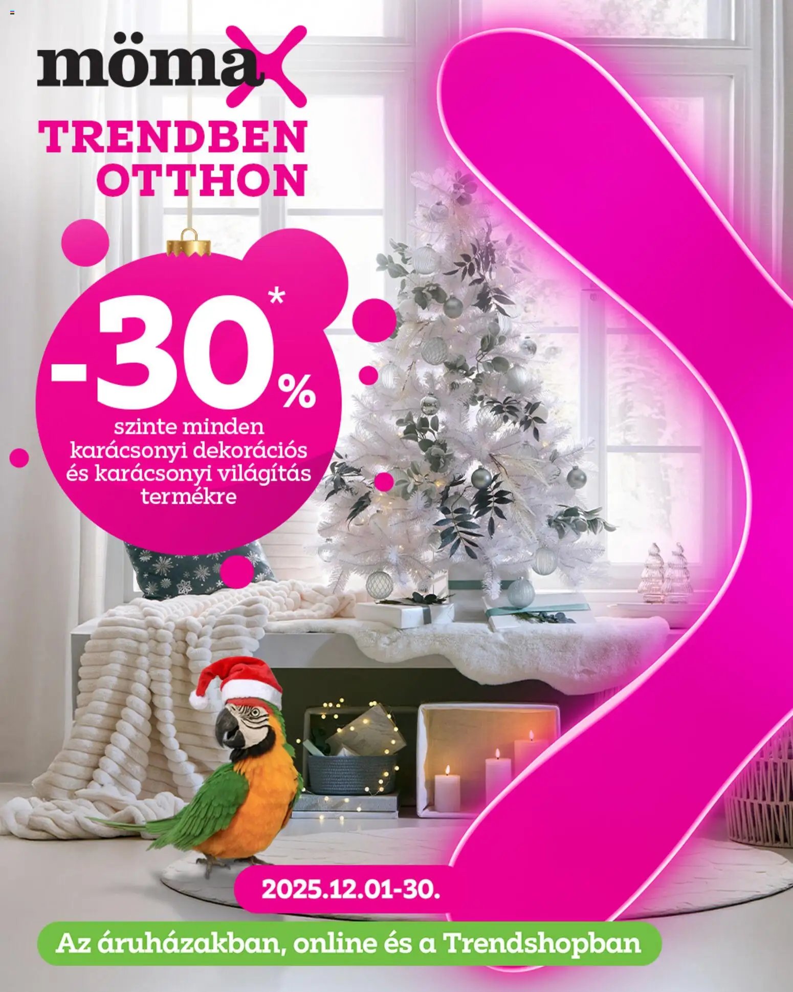 Mömax újság 2025.12.01. Akciós újság Mömax (2025-12-01 - 2025-12-30)