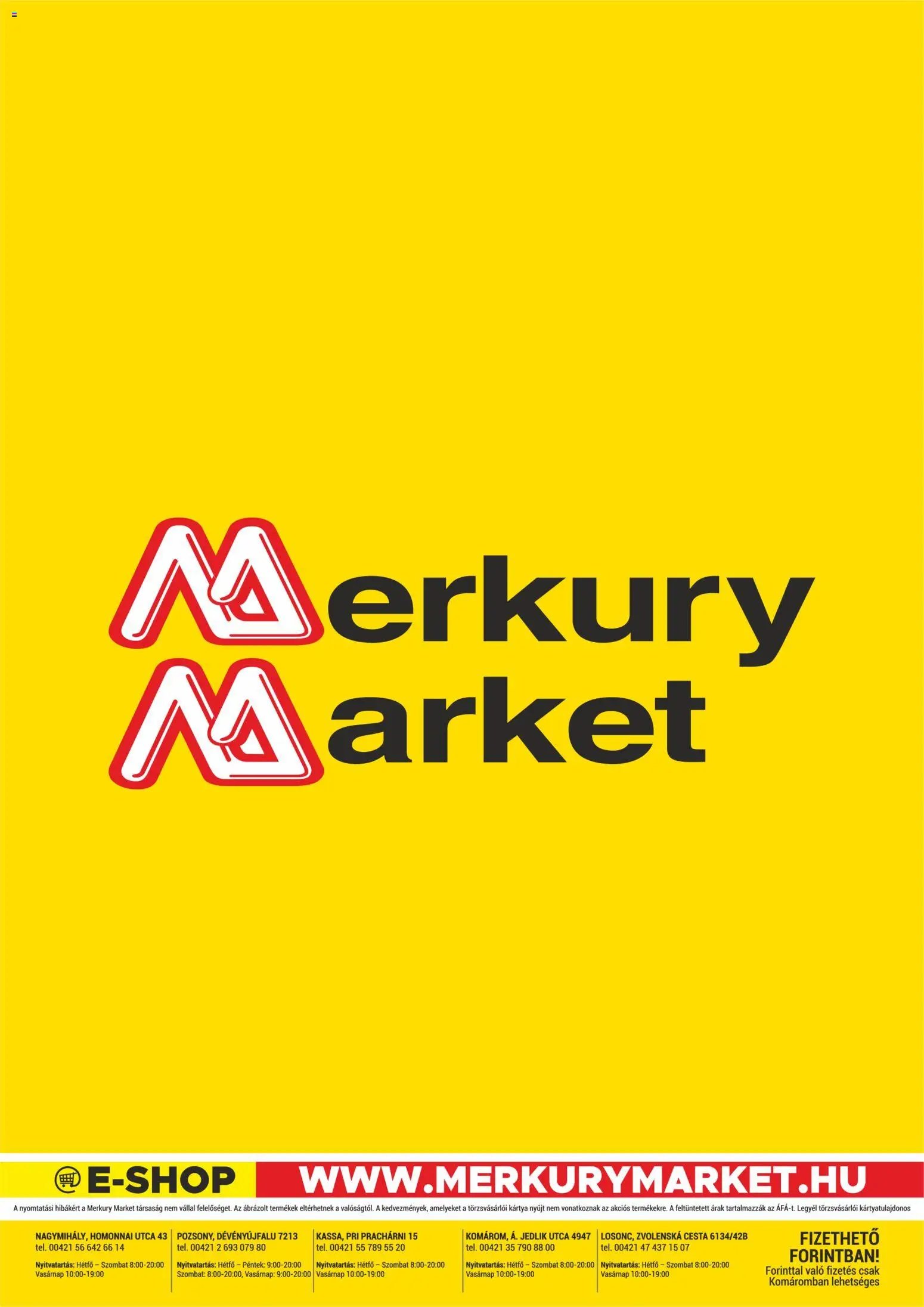 Merkury Market újság 2026.09.01. Merkury Market akciós újság