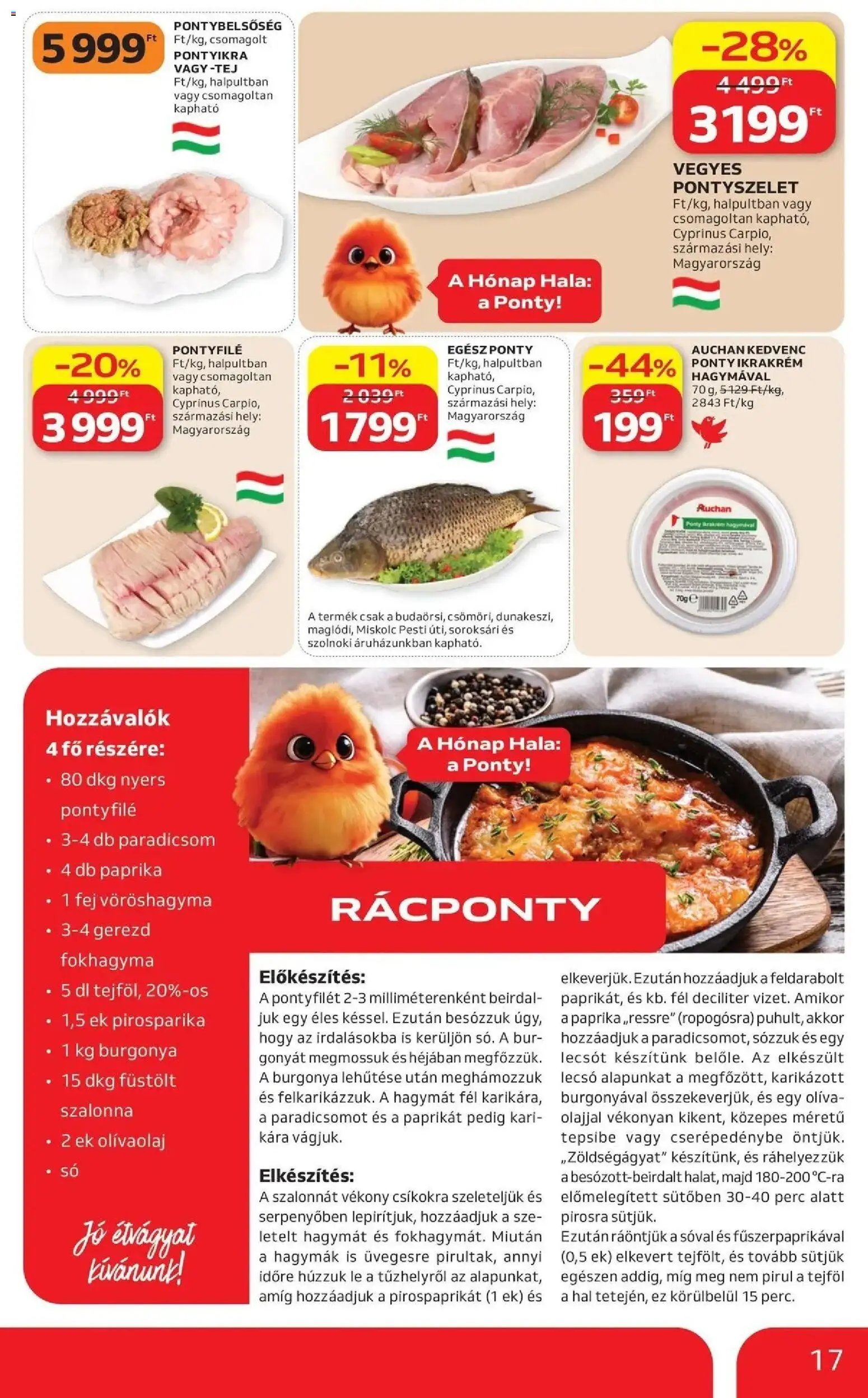 Auchan újság 2026.04.09. Auchan akciós újság Budapest (2026-04-09 - 2026-04-15)