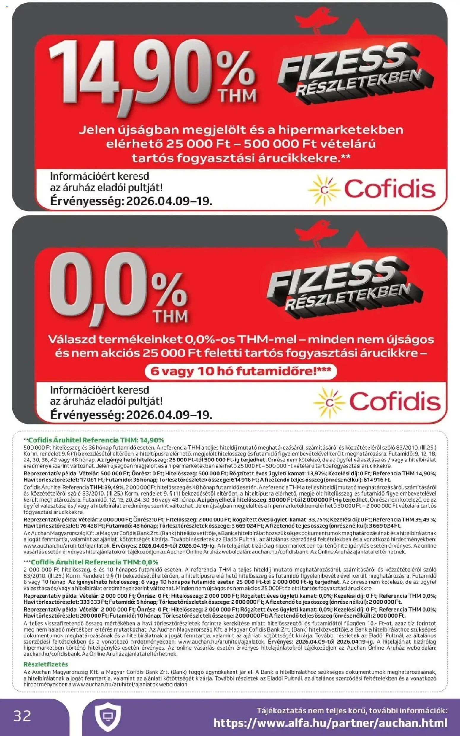 Auchan újság 2026.04.09. Auchan akciós újság Budapest (2026-04-09 - 2026-04-15)