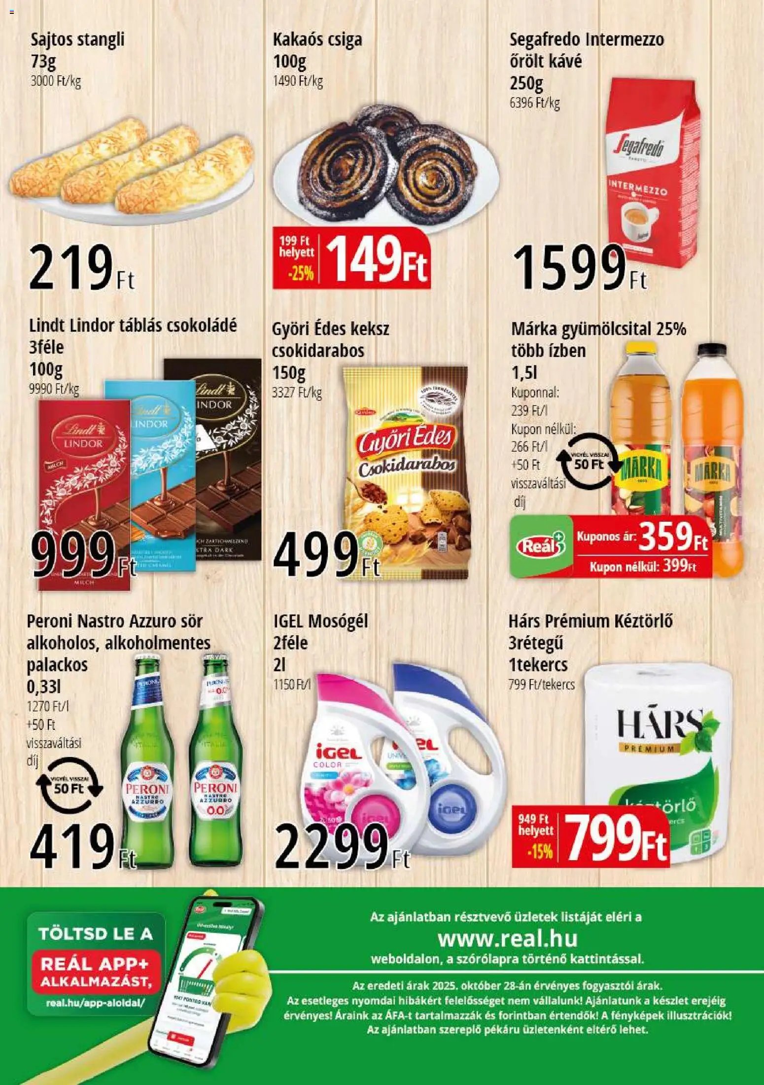 Reál újság 2025.11.06. Bevásárló hétvége - Kelet Magyarország (2025-11-06 - 2025-11-09)