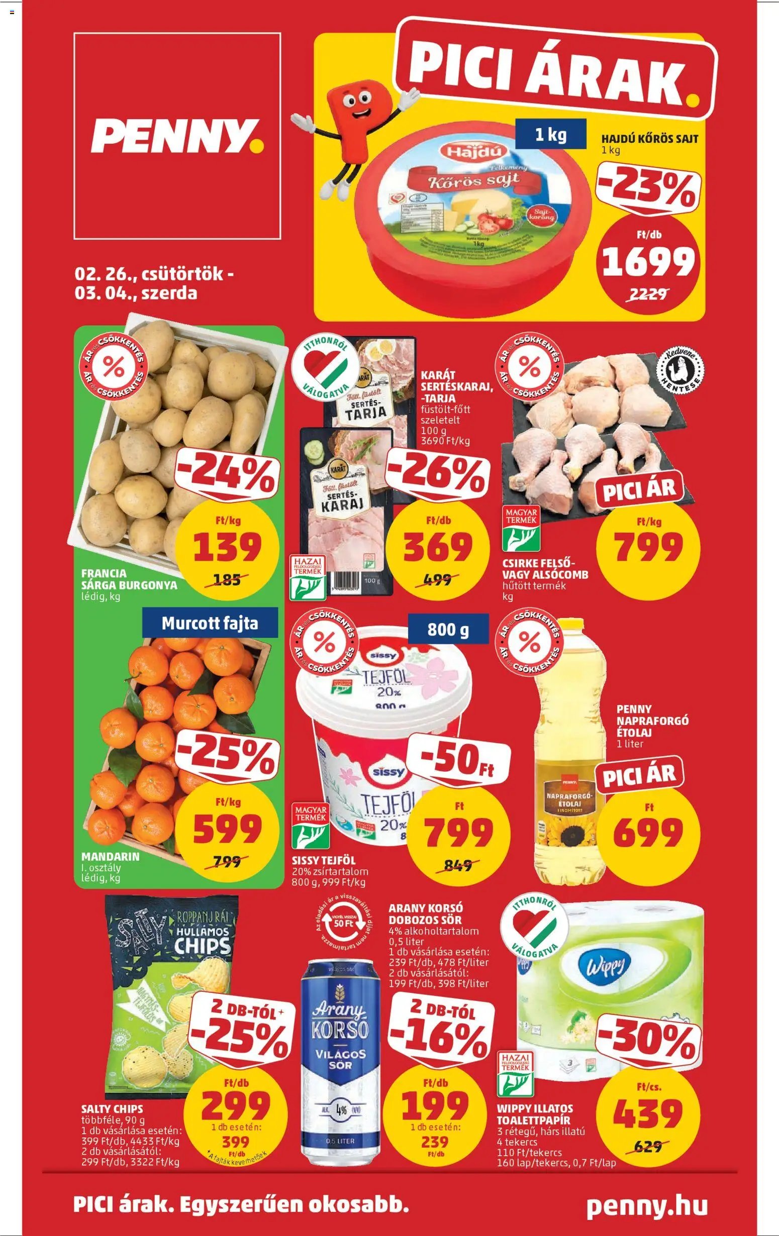 PENNY újság 2026.02.26. Akciós újság PENNY (2026-02-26 - 2026-03-04)