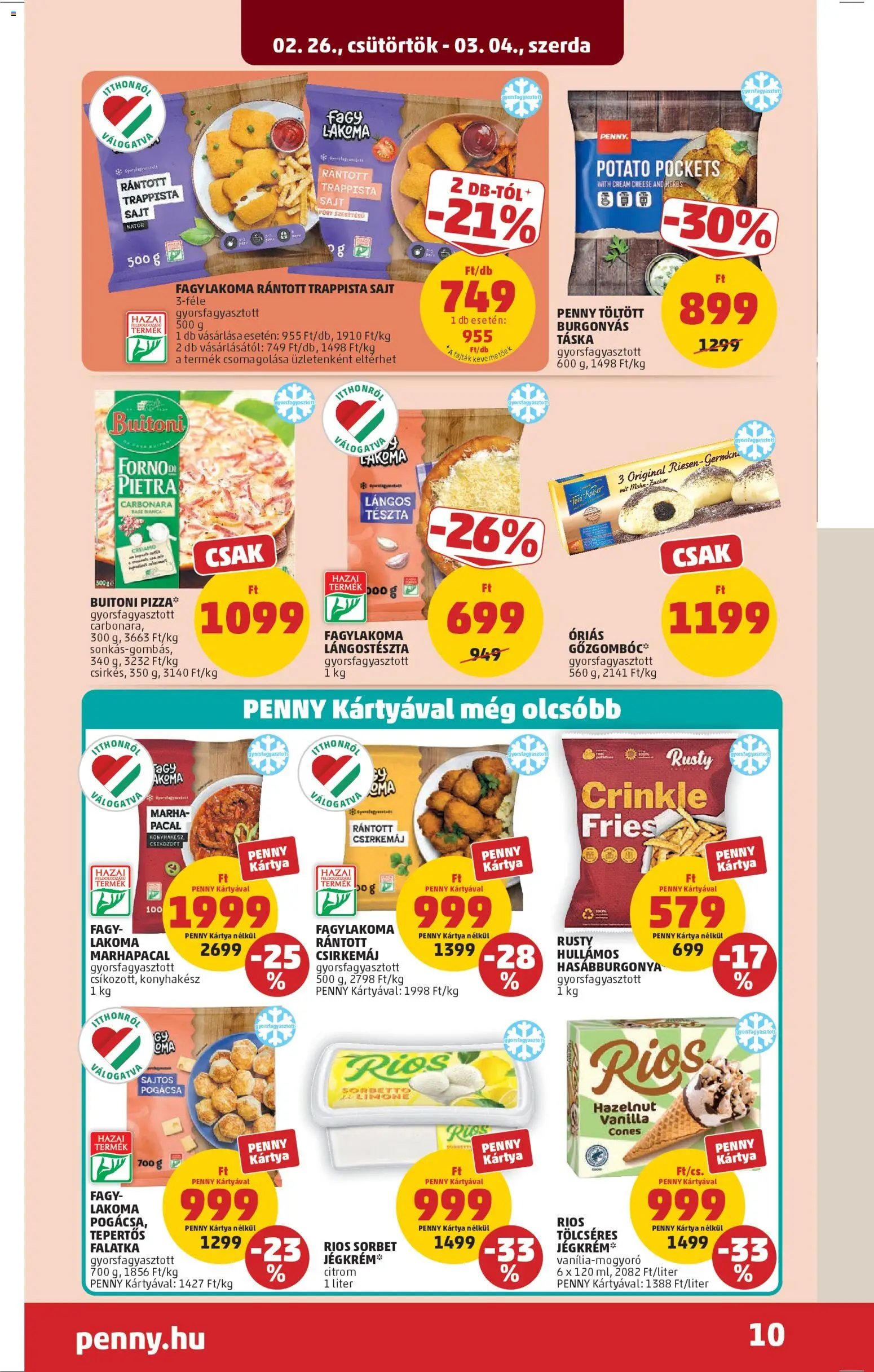 PENNY újság 2026.02.26. Akciós újság PENNY (2026-02-26 - 2026-03-04)