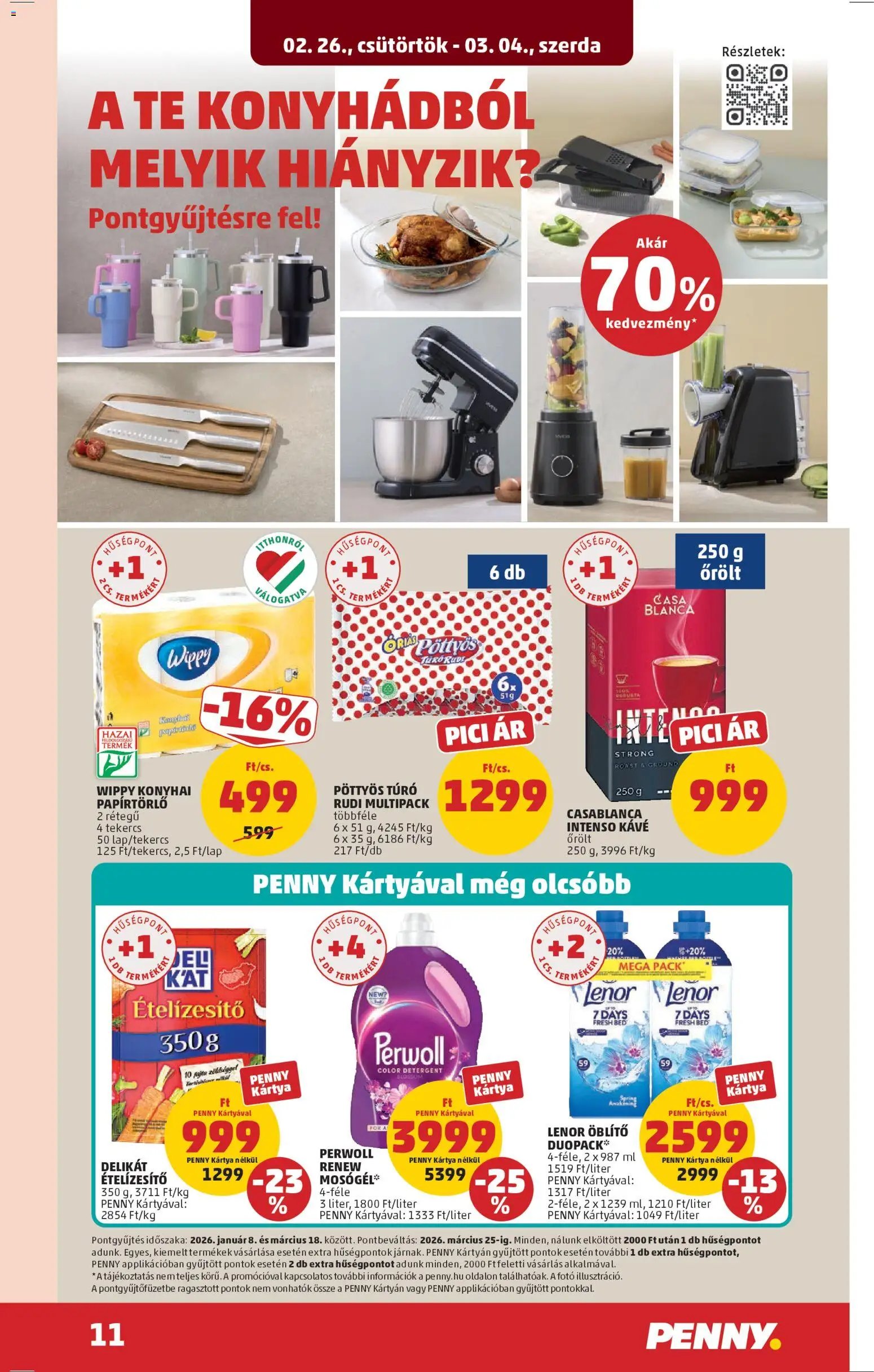 PENNY újság 2026.02.26. Akciós újság PENNY (2026-02-26 - 2026-03-04)