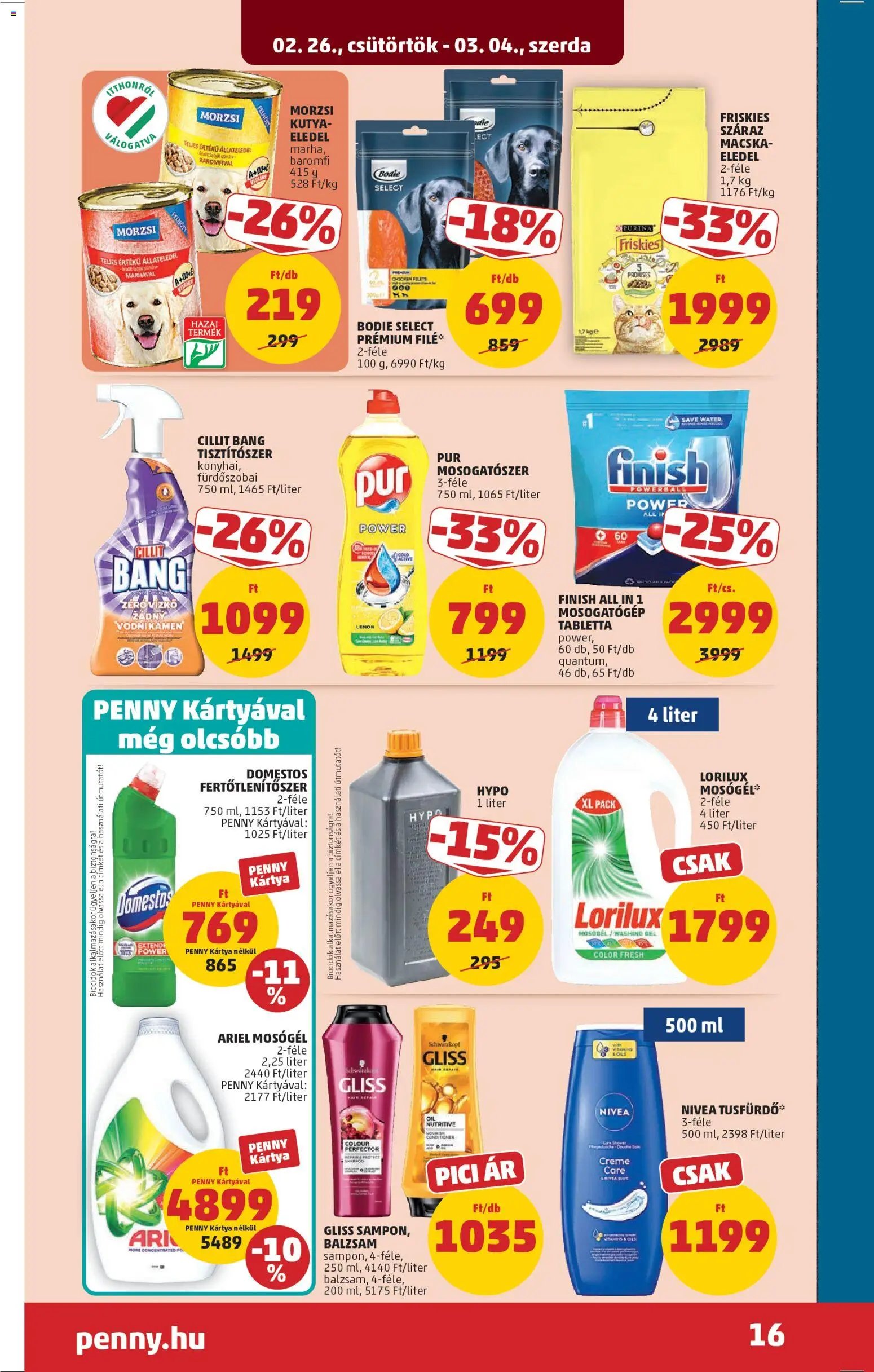 PENNY újság 2026.02.26. Akciós újság PENNY (2026-02-26 - 2026-03-04)
