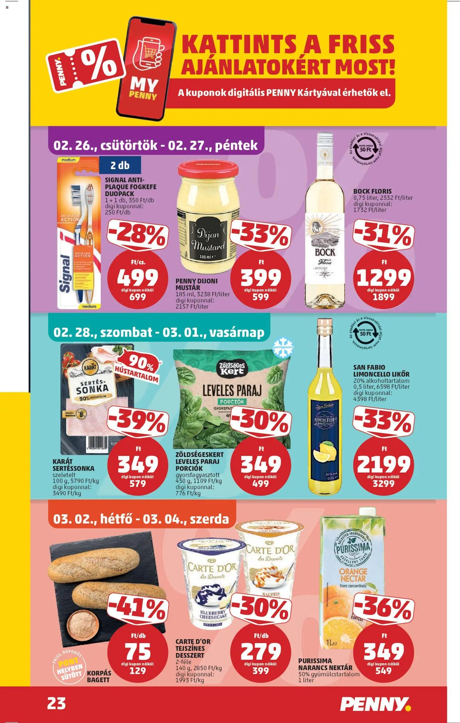 PENNY újság 2026.02.26. Akciós újság PENNY (2026-02-26 - 2026-03-04)