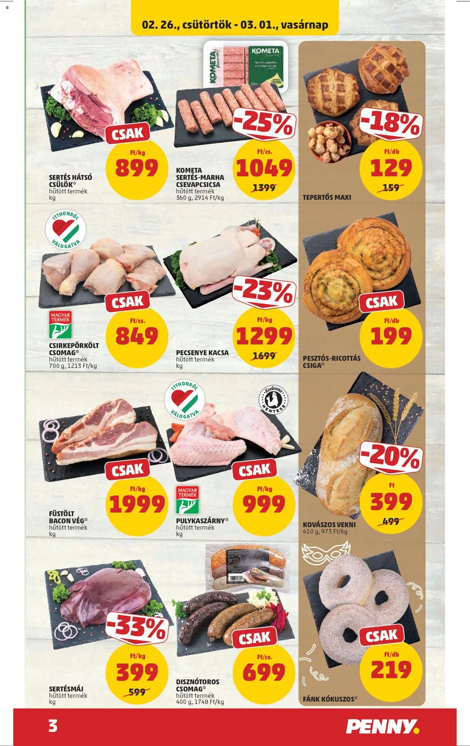 PENNY újság 2026.02.26. Akciós újság PENNY (2026-02-26 - 2026-03-04)