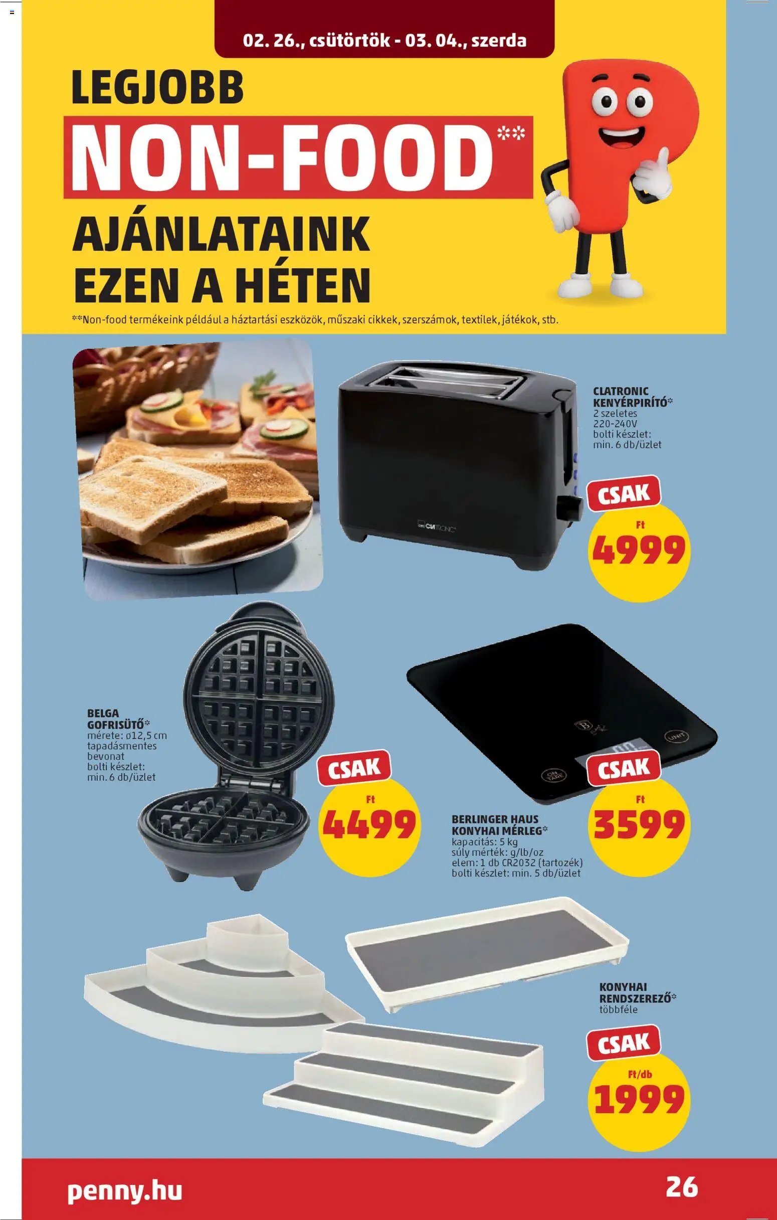 PENNY újság 2026.02.26. Akciós újság PENNY (2026-02-26 - 2026-03-04)