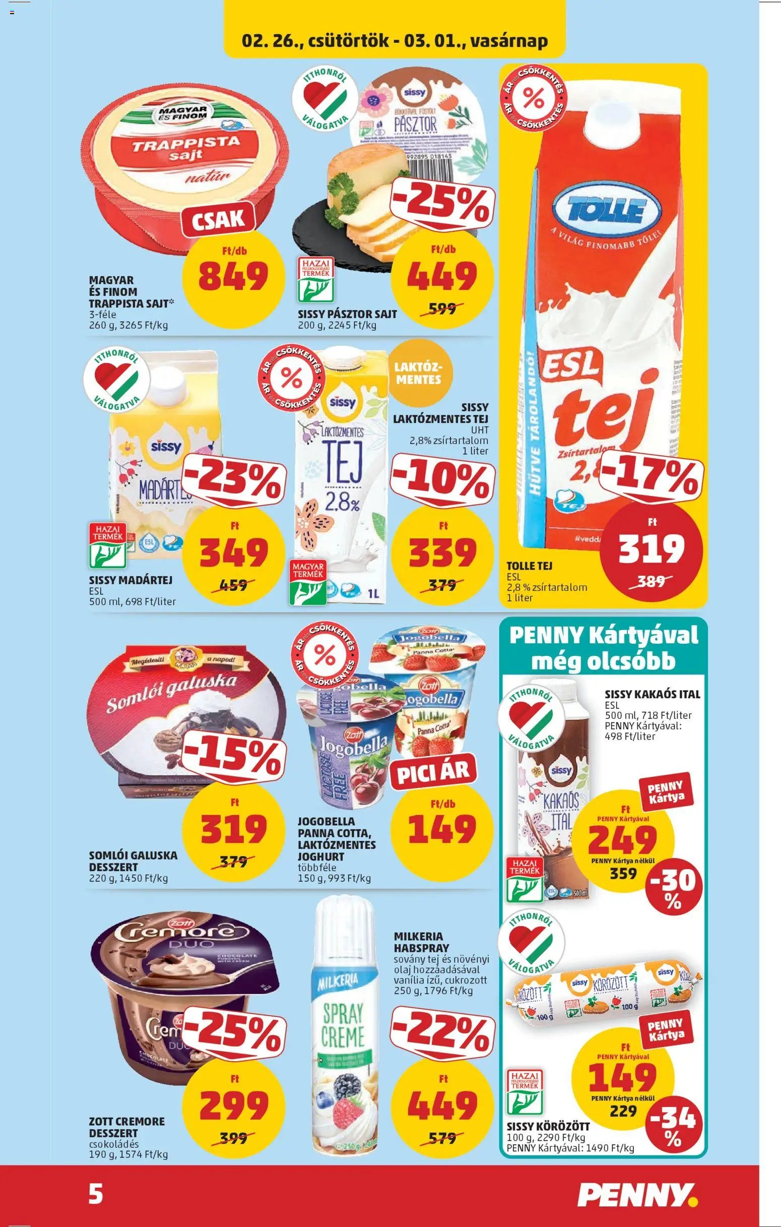 PENNY újság 2026.02.26. Akciós újság PENNY (2026-02-26 - 2026-03-04)