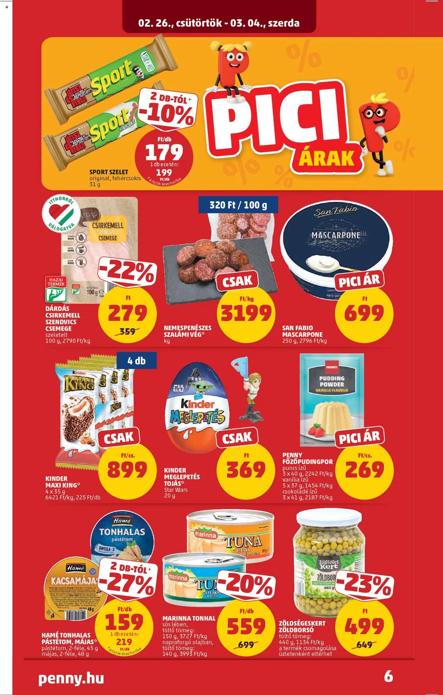 PENNY újság 2026.02.26. Akciós újság PENNY (2026-02-26 - 2026-03-04)