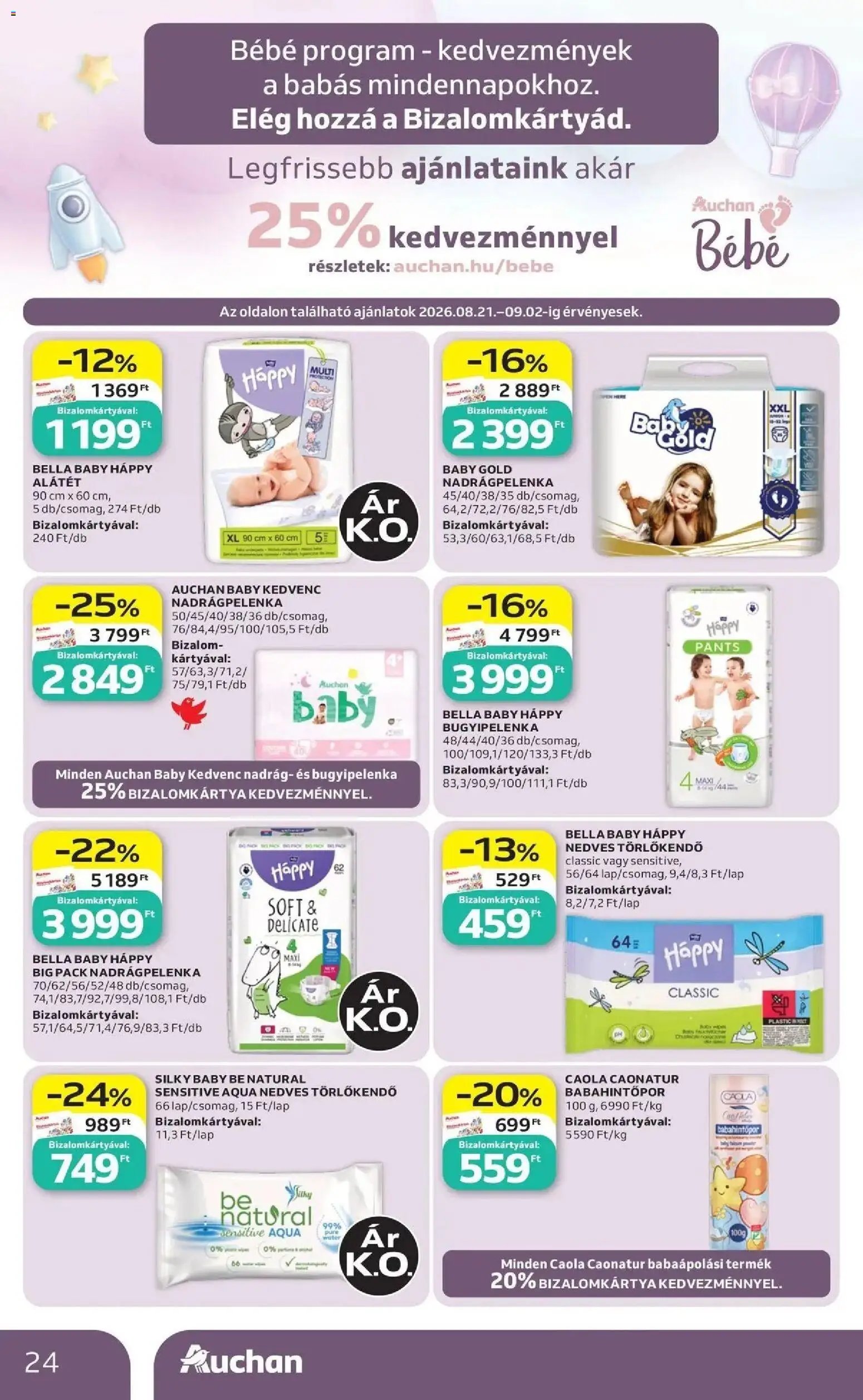 Auchan újság 2026.08.21. Auchan akciós újság Szolnok