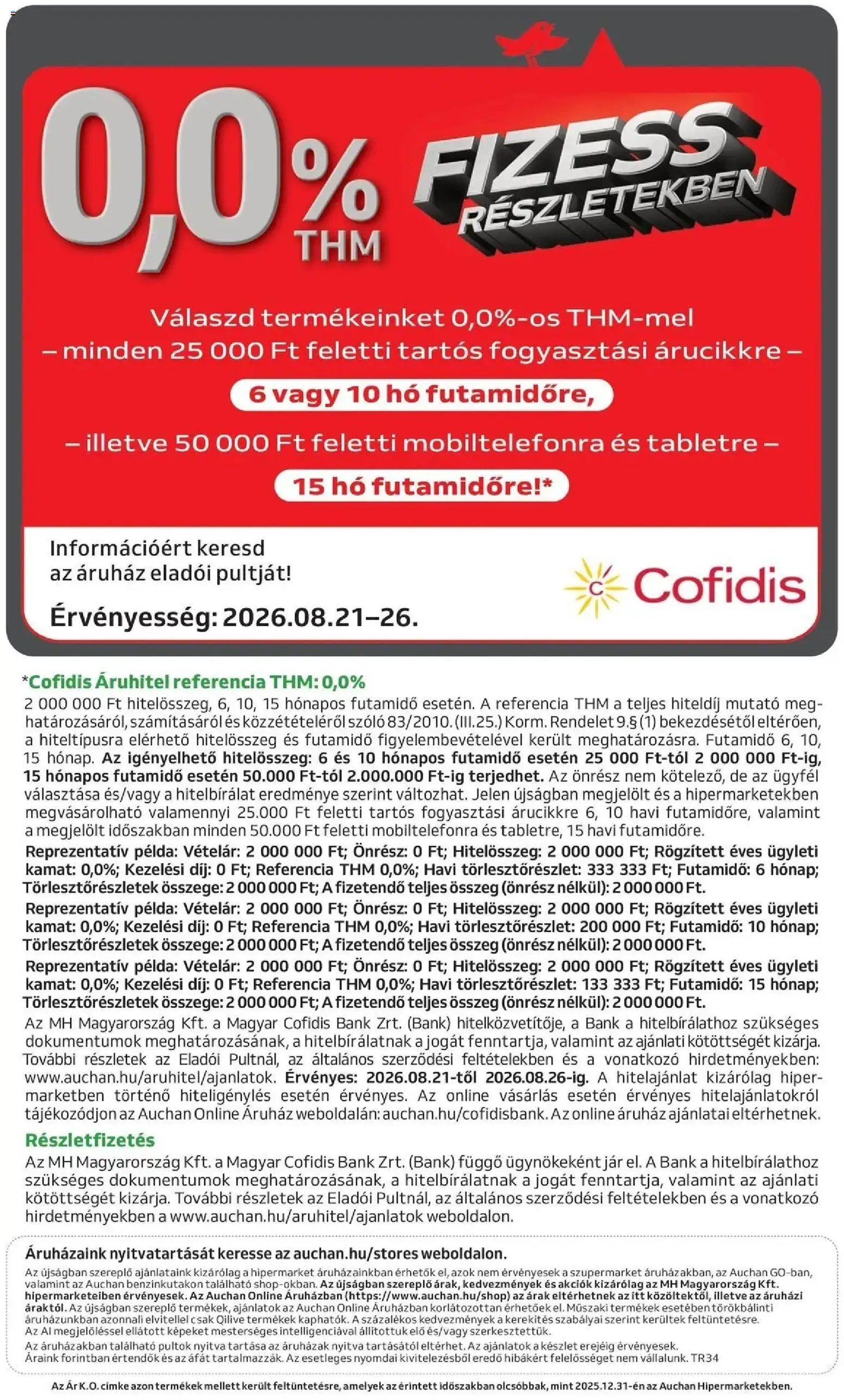 Auchan újság 2026.08.21. Auchan akciós újság Szolnok