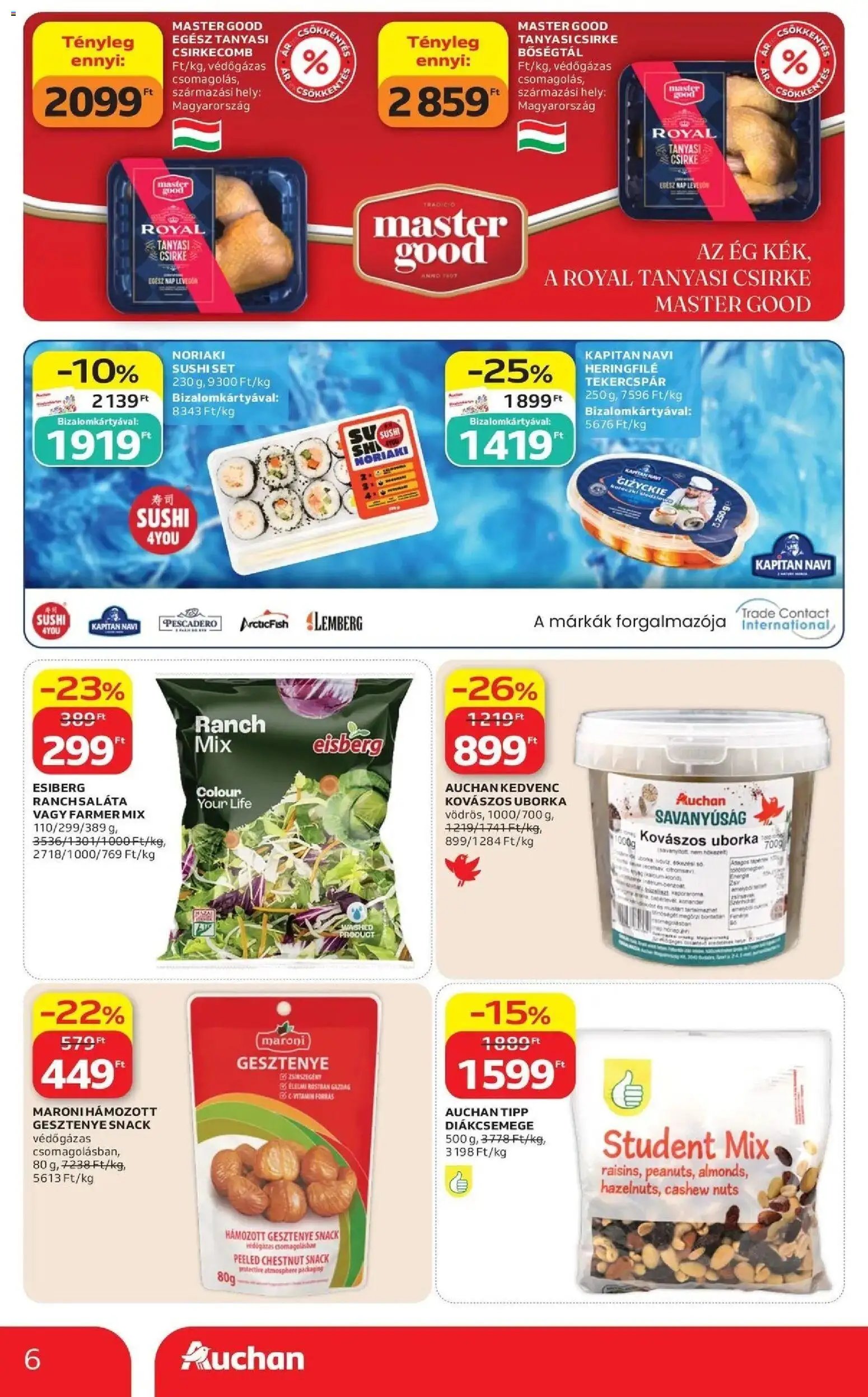 Auchan újság 2026.08.21. Auchan akciós újság Szolnok