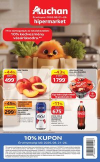 Auchan újság 2026.08.21. Auchan akciós újság Szolnok