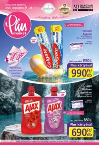 Plus Market újság 2026.08.21. Plus Market akciós újság